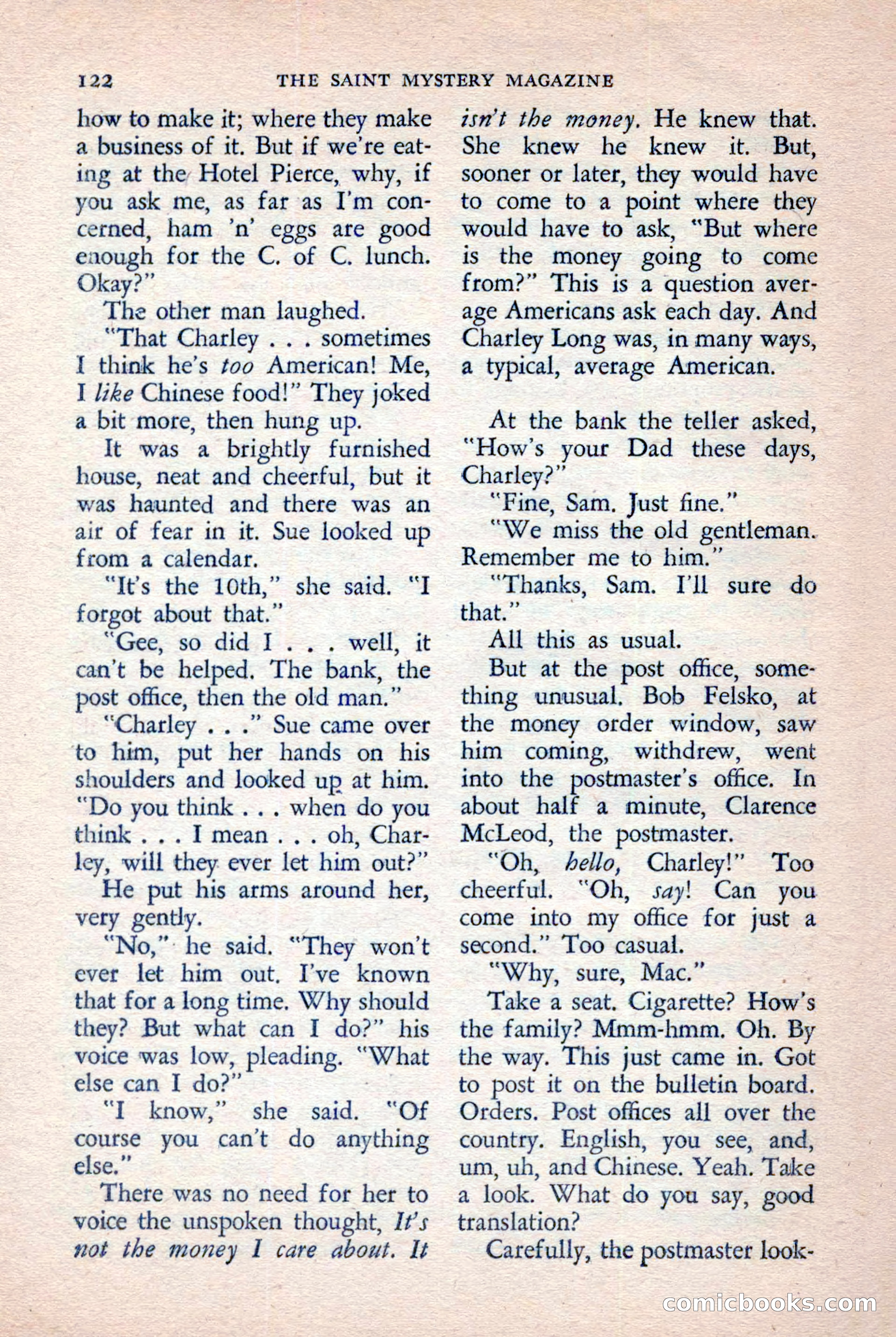 The Saint Mystery Magazine, November 1958 — page 124 of 132