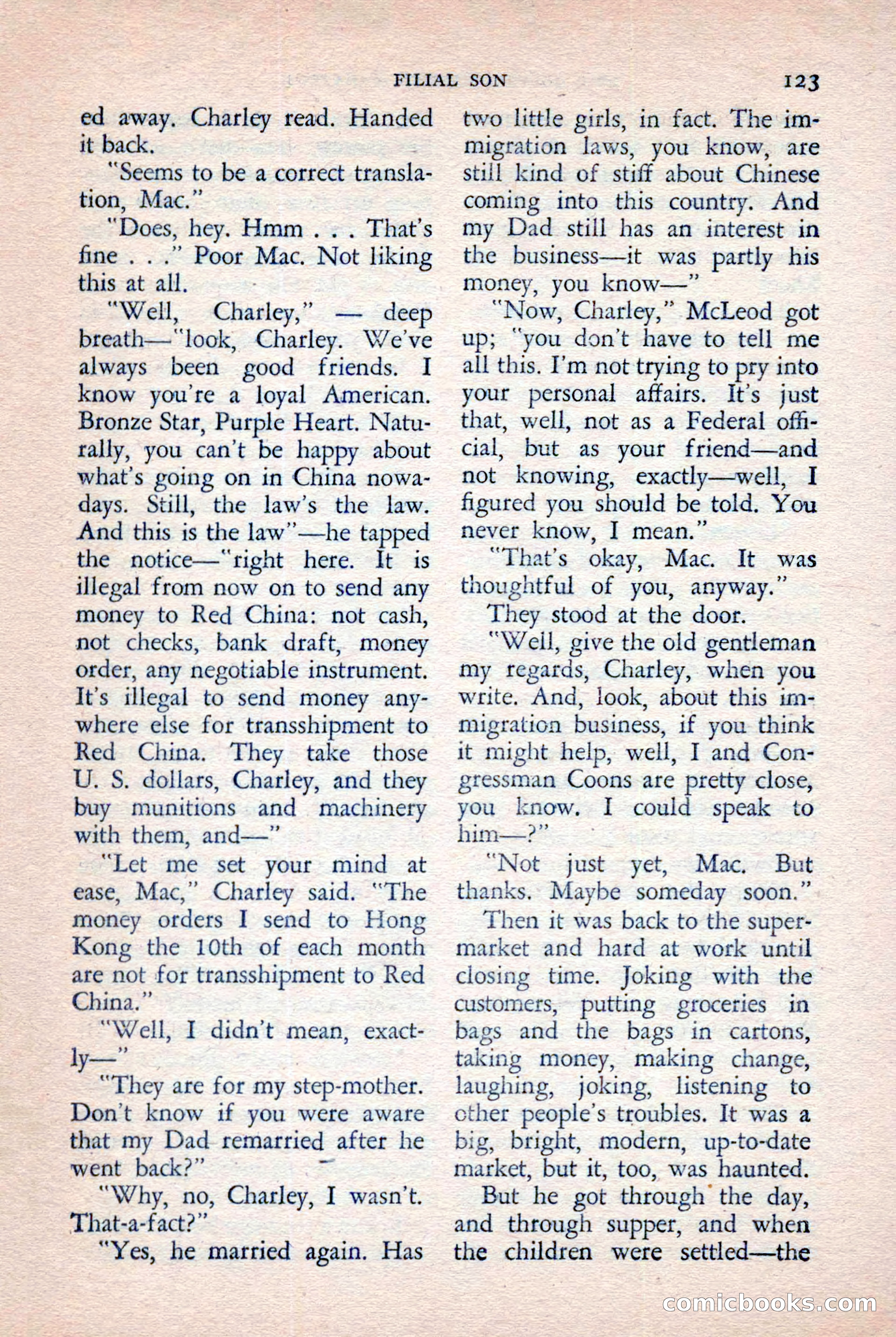 The Saint Mystery Magazine, November 1958 — page 125 of 132