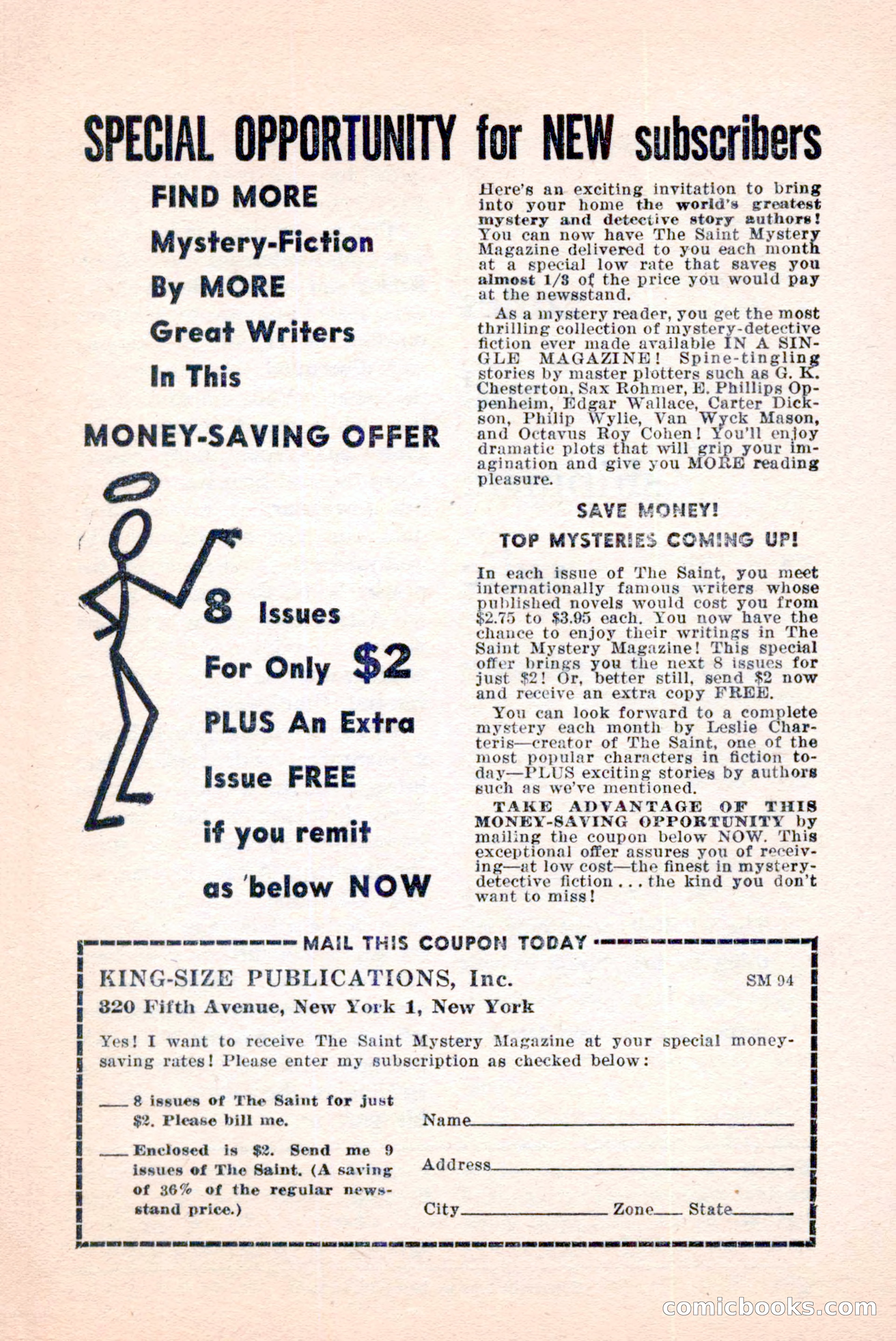 The Saint Mystery Magazine, April 1959 — page 5 of 132