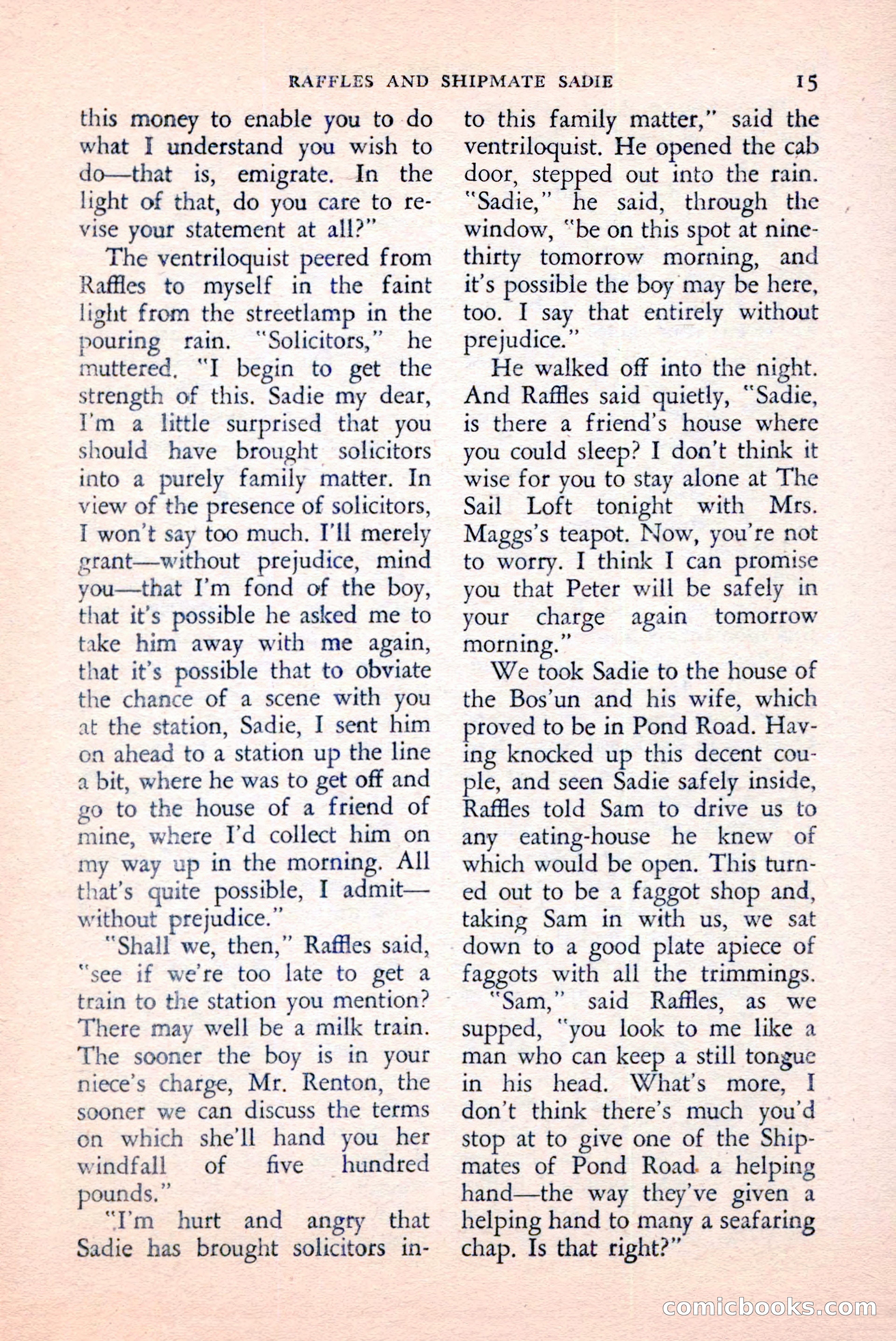 The Saint Mystery Magazine, April 1959 — page 17 of 132