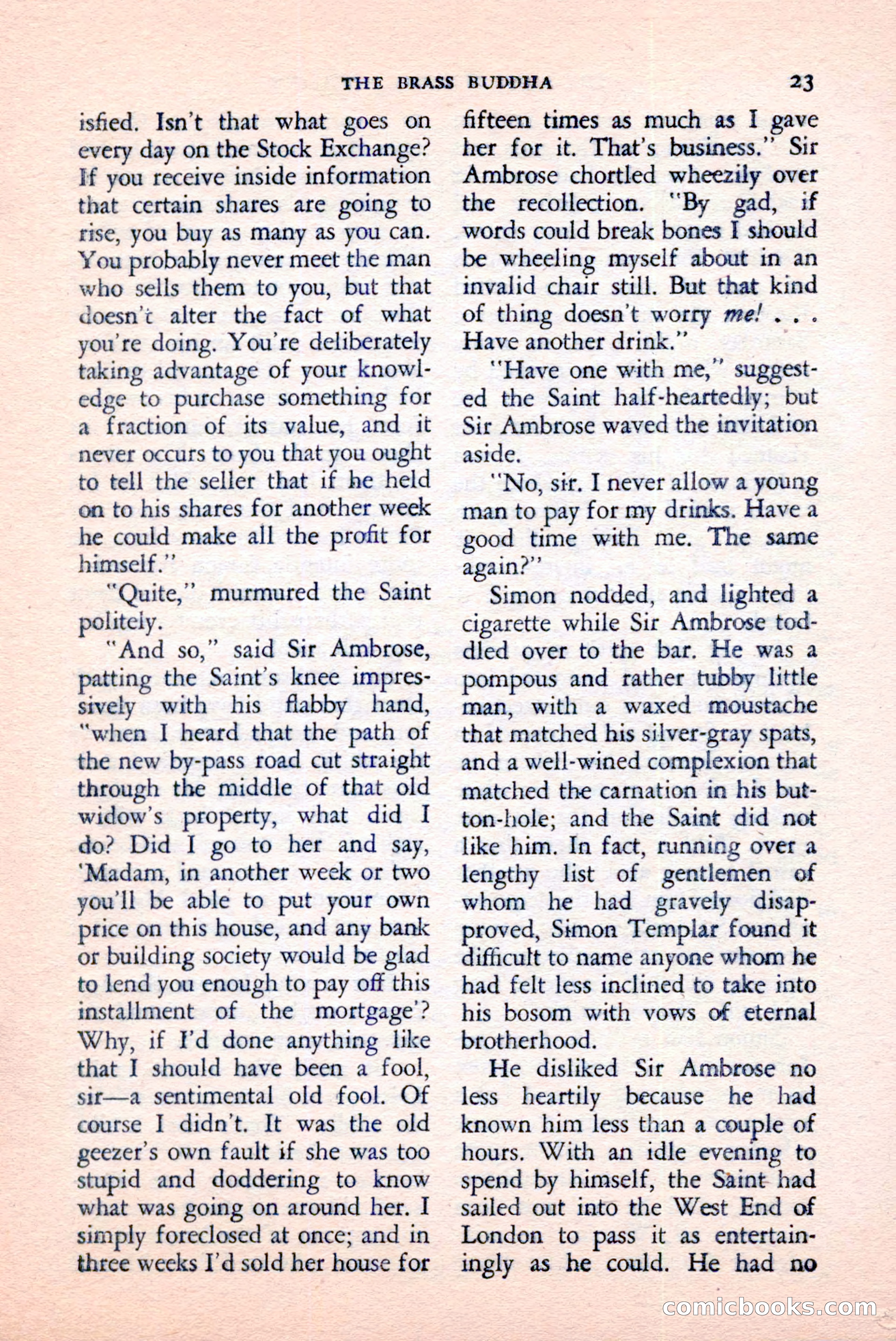 The Saint Mystery Magazine, April 1959 — page 25 of 132