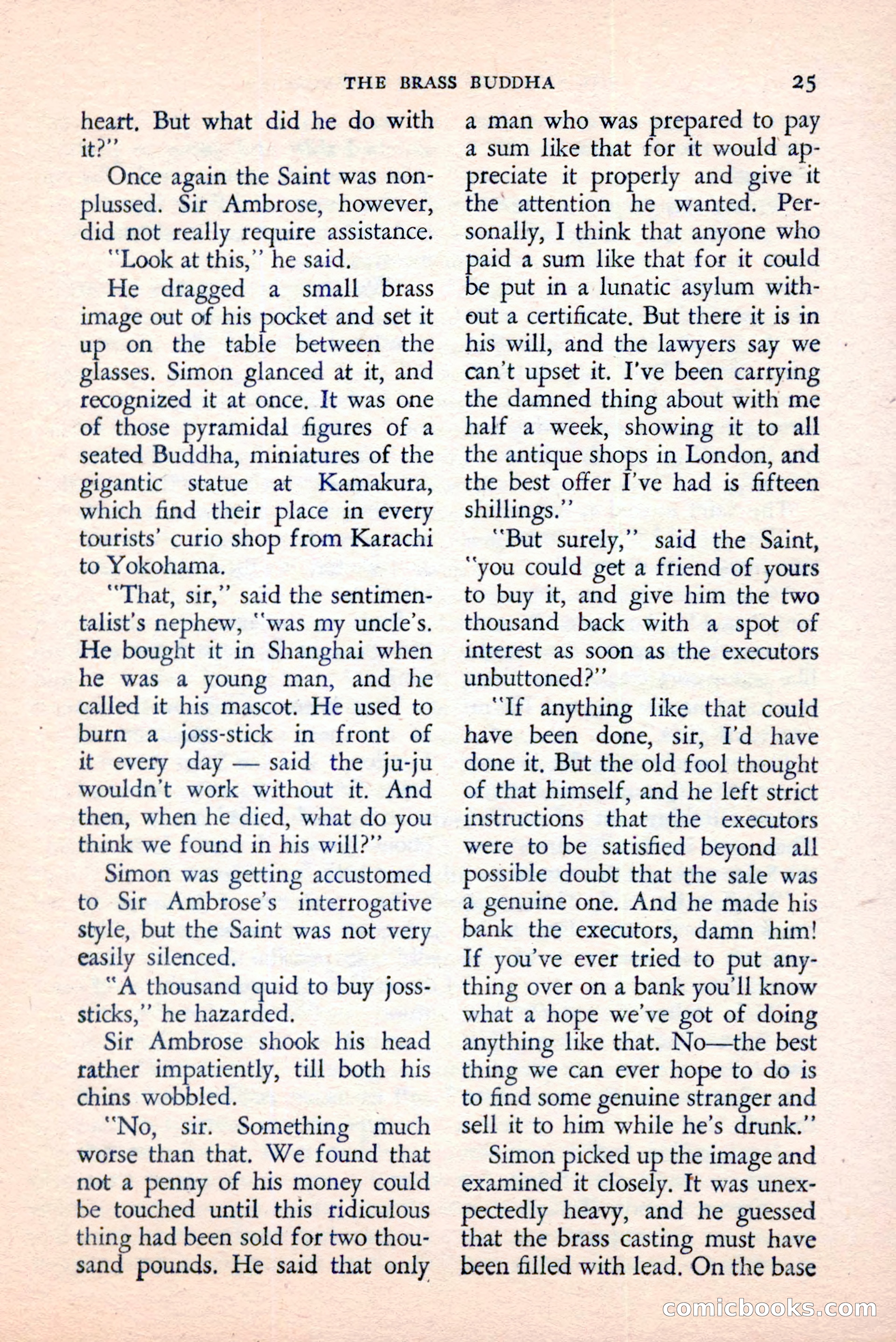 The Saint Mystery Magazine, April 1959 — page 27 of 132