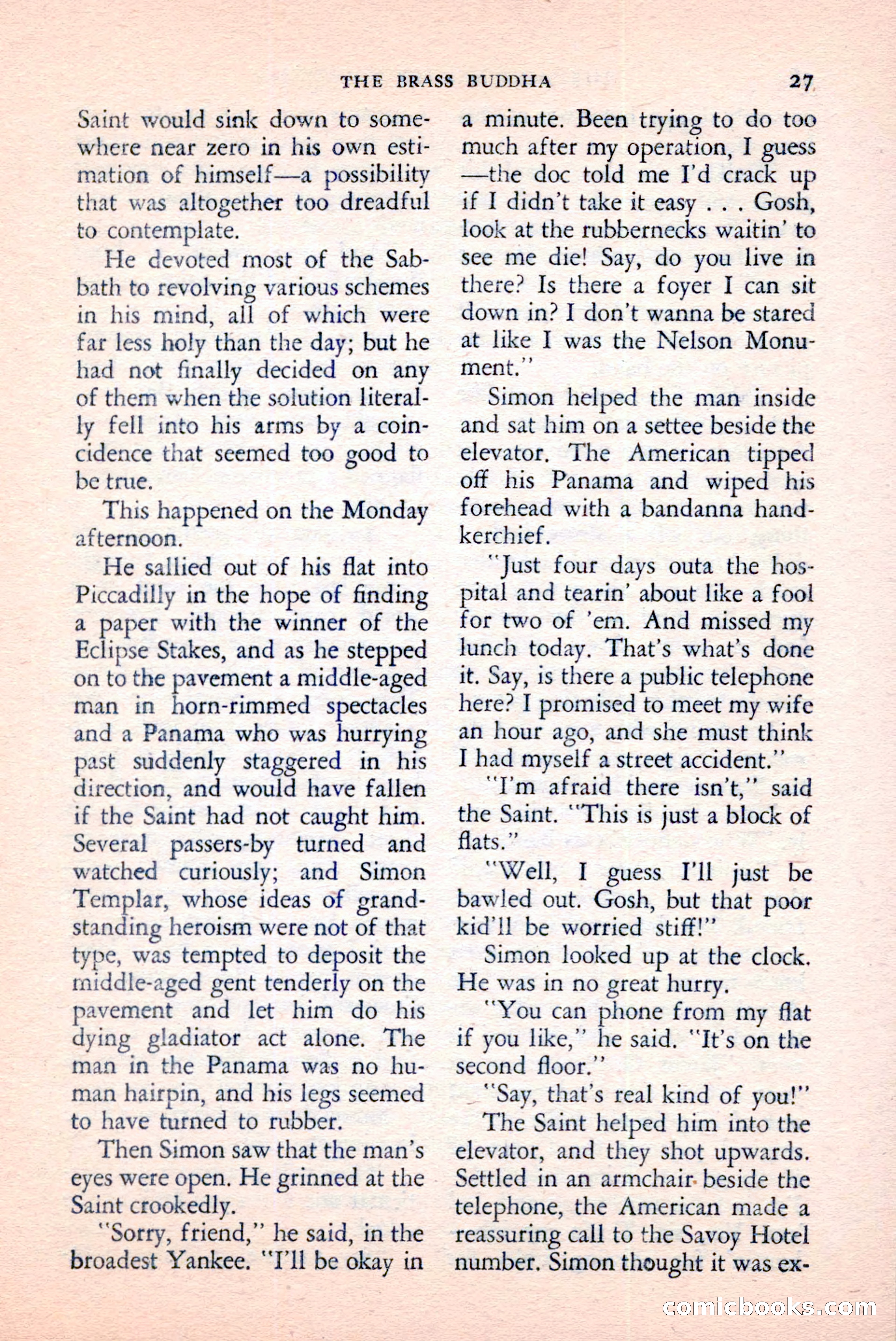 The Saint Mystery Magazine, April 1959 — page 29 of 132
