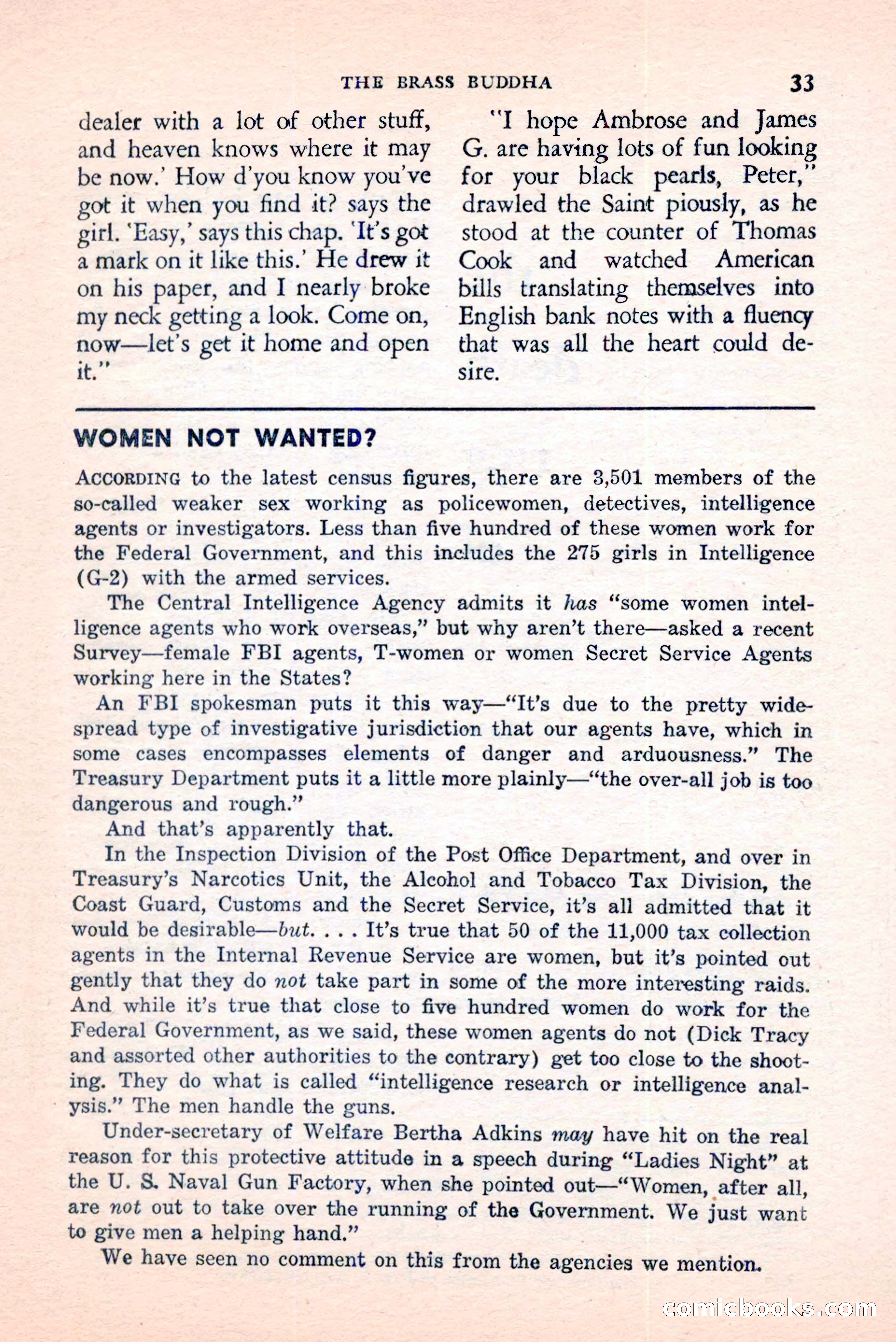 The Saint Mystery Magazine, April 1959 — page 35 of 132