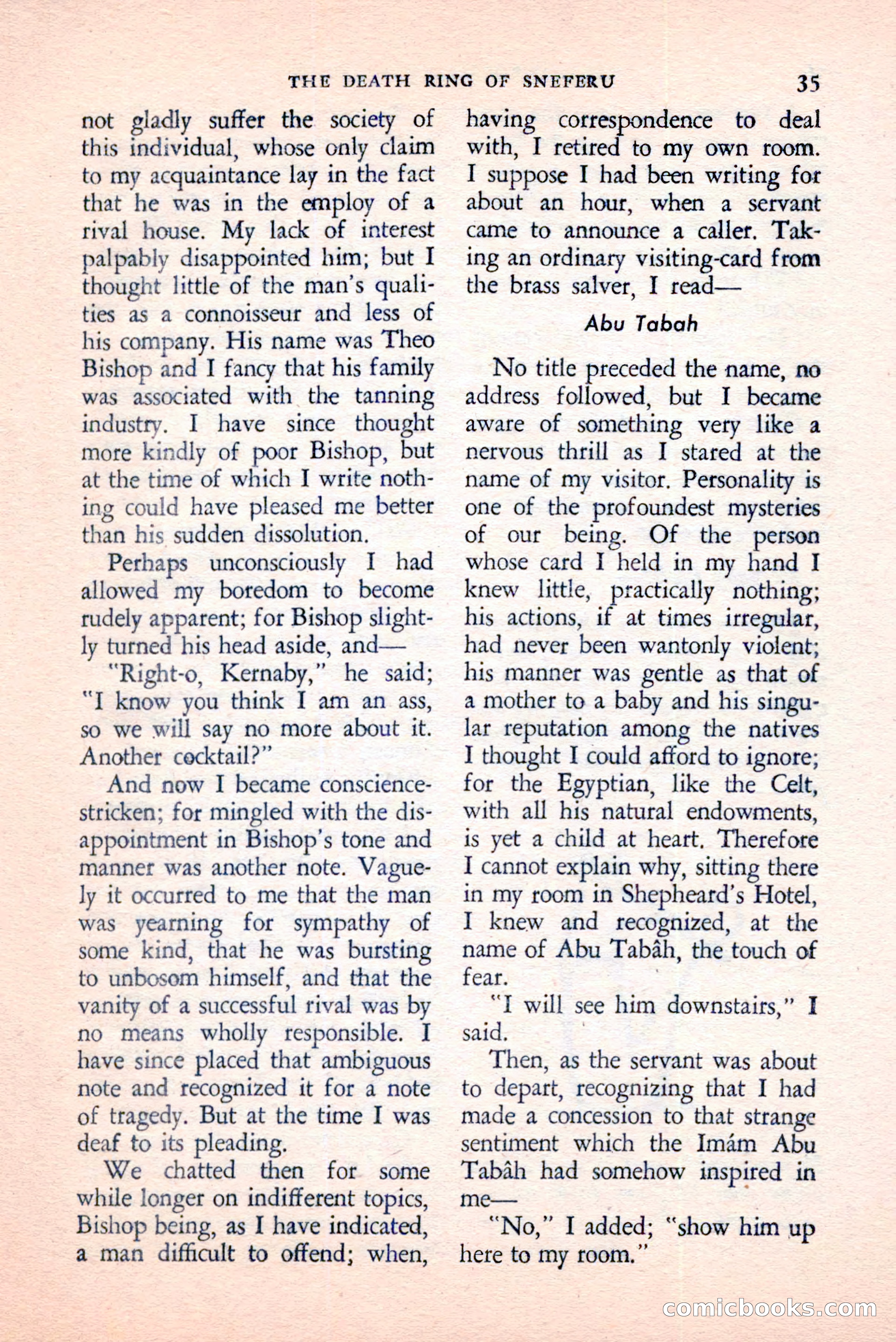 The Saint Mystery Magazine, April 1959 — page 37 of 132