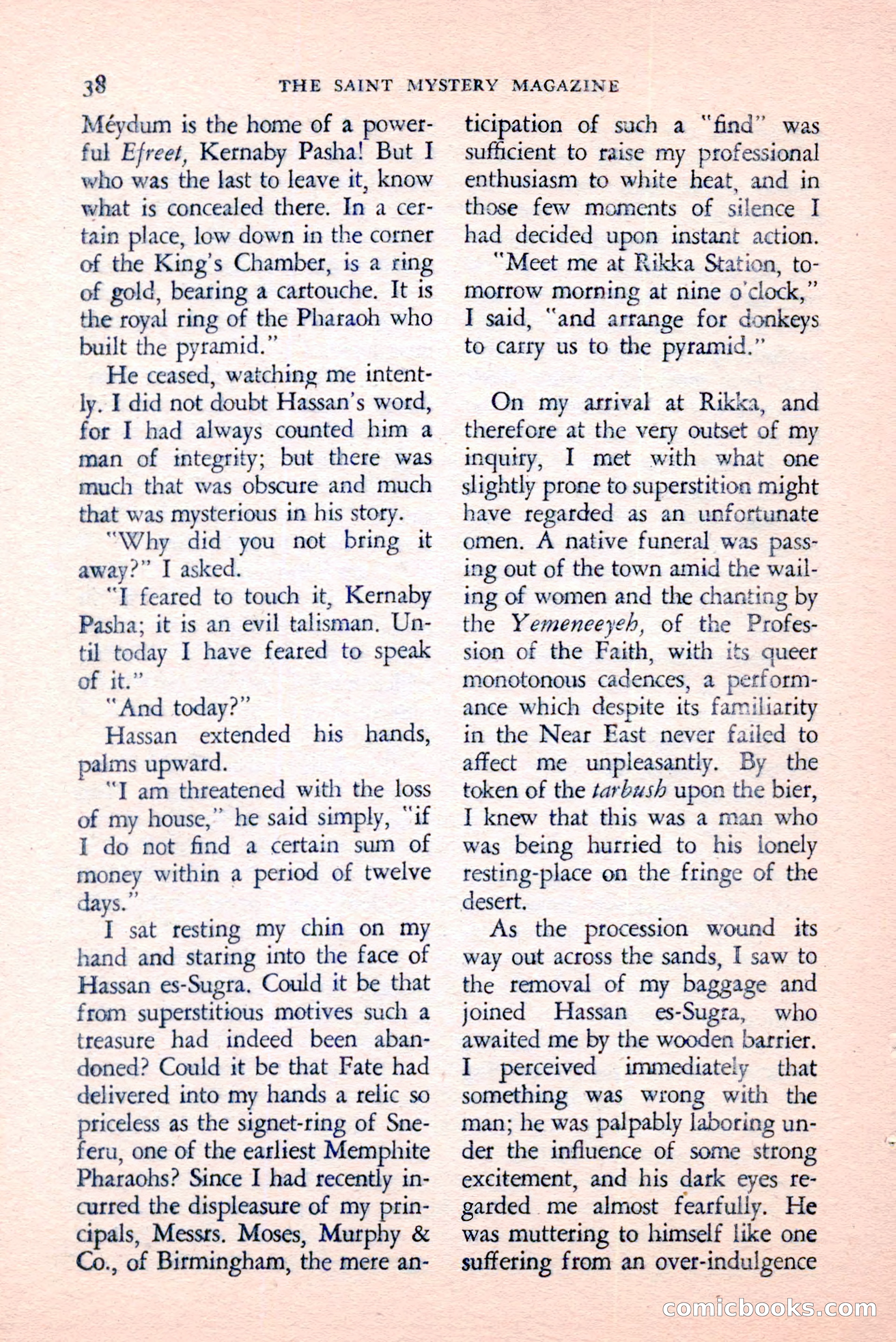 The Saint Mystery Magazine, April 1959 — page 40 of 132