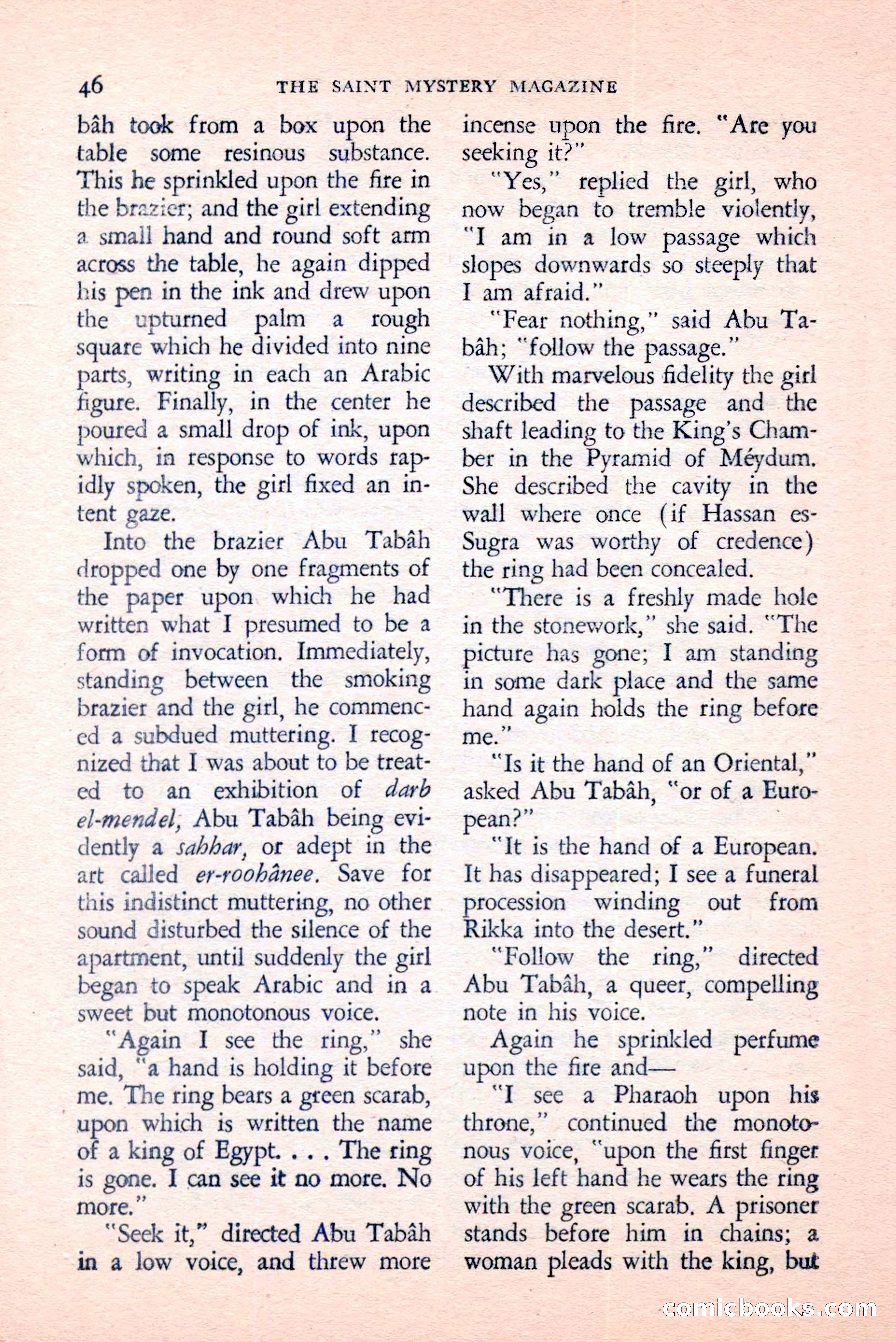 The Saint Mystery Magazine, April 1959 — page 48 of 132