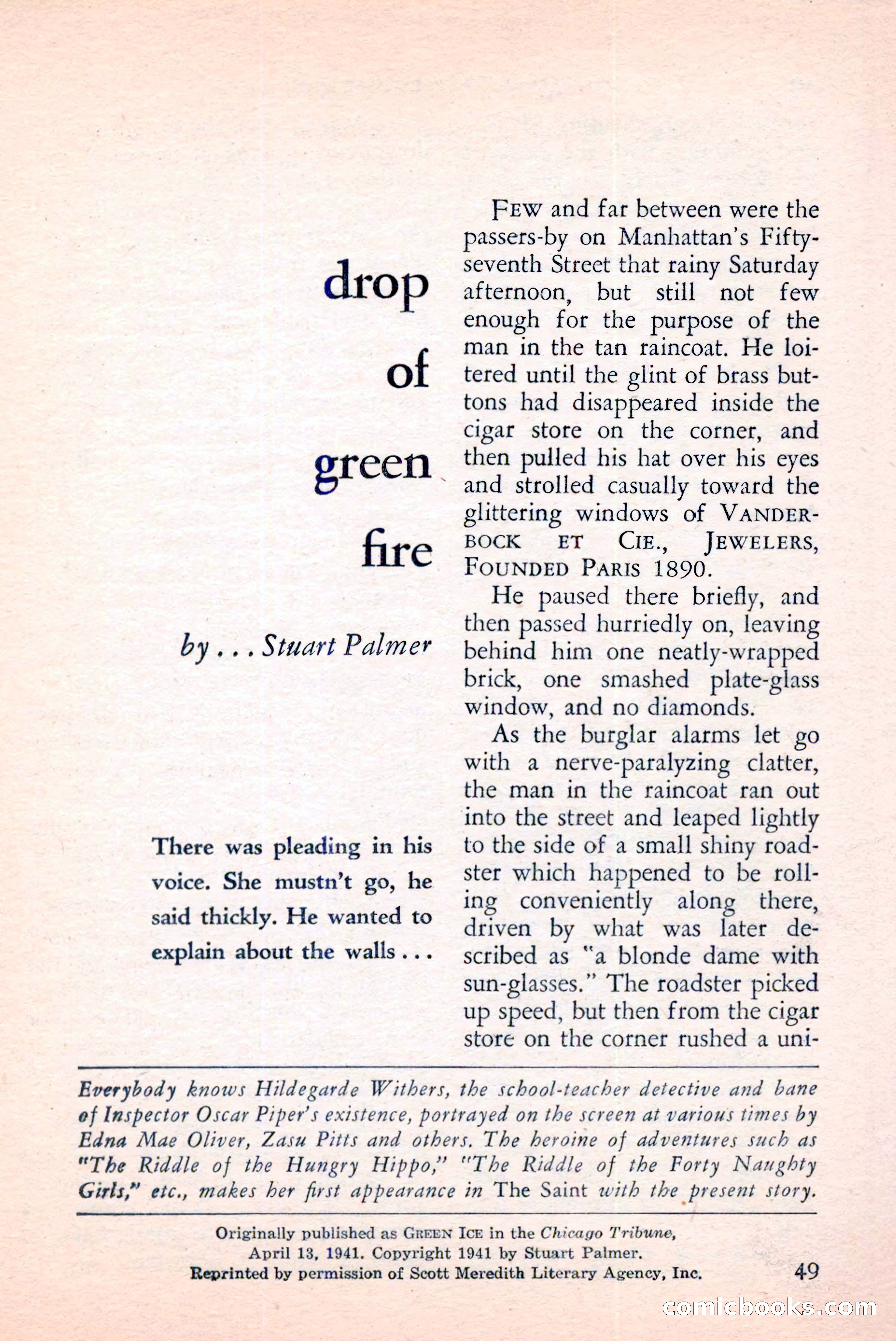 The Saint Mystery Magazine, April 1959 — page 51 of 132