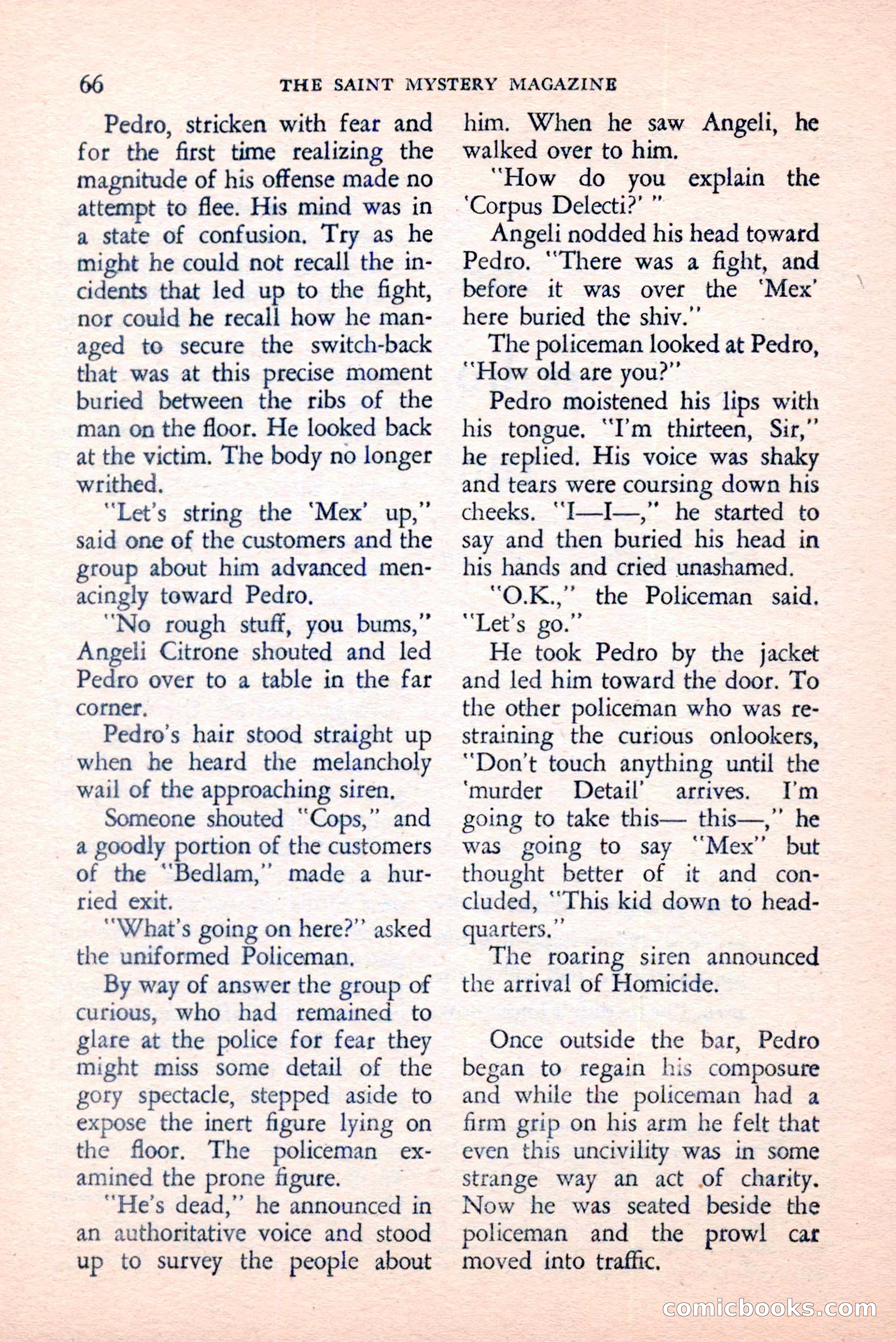 The Saint Mystery Magazine, April 1959 — page 68 of 132