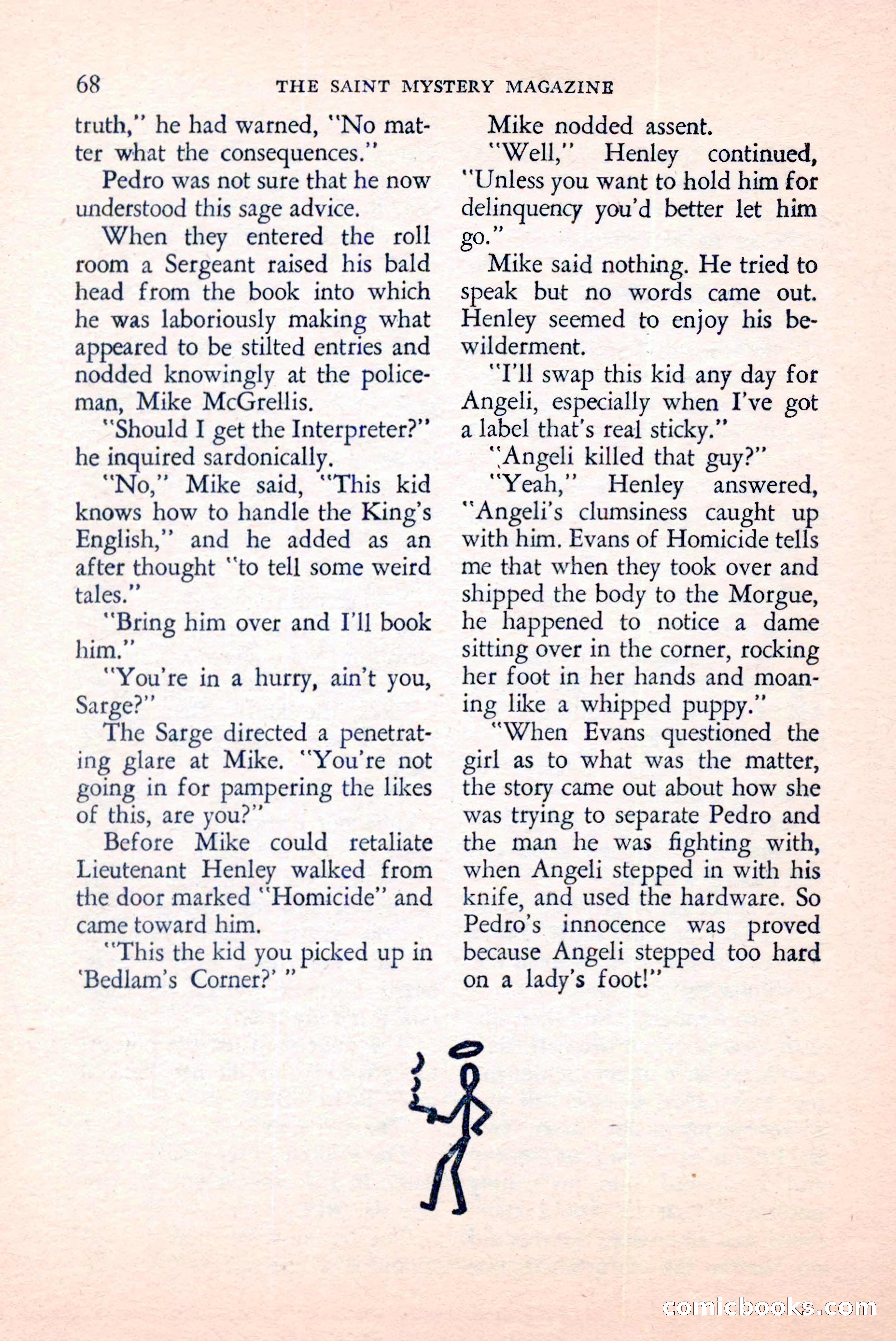 The Saint Mystery Magazine, April 1959 — page 70 of 132