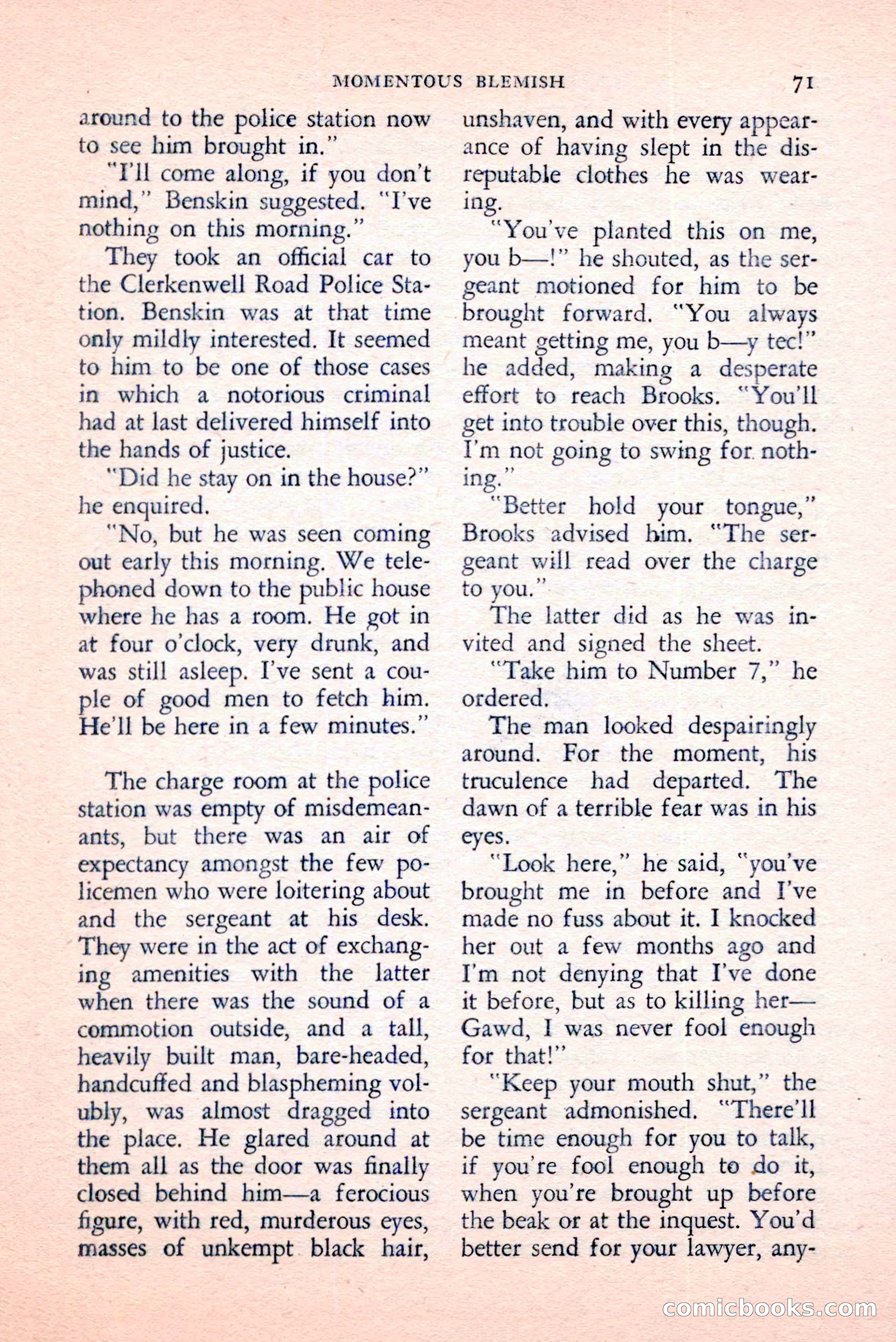 The Saint Mystery Magazine, April 1959 — page 73 of 132