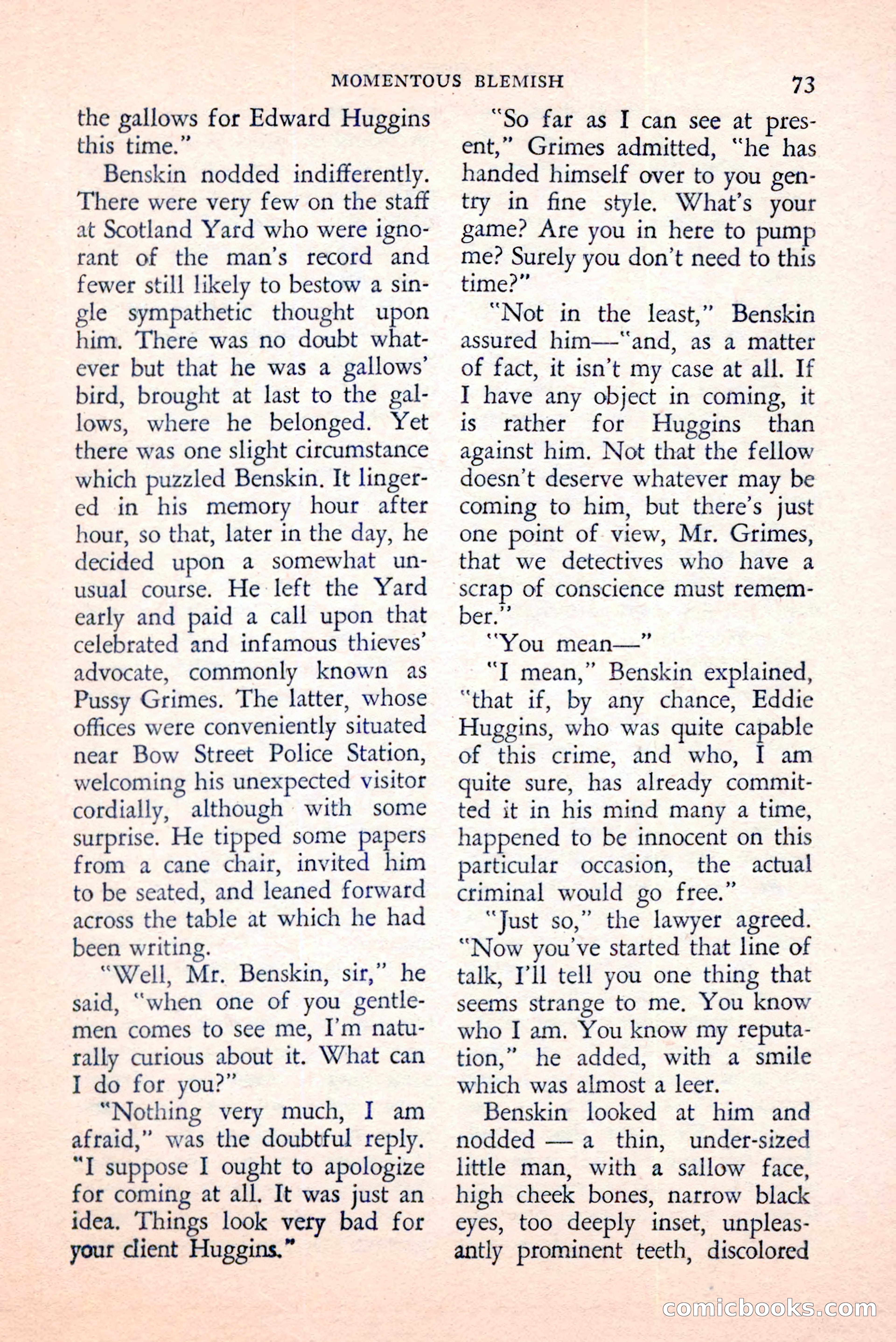 The Saint Mystery Magazine, April 1959 — page 75 of 132