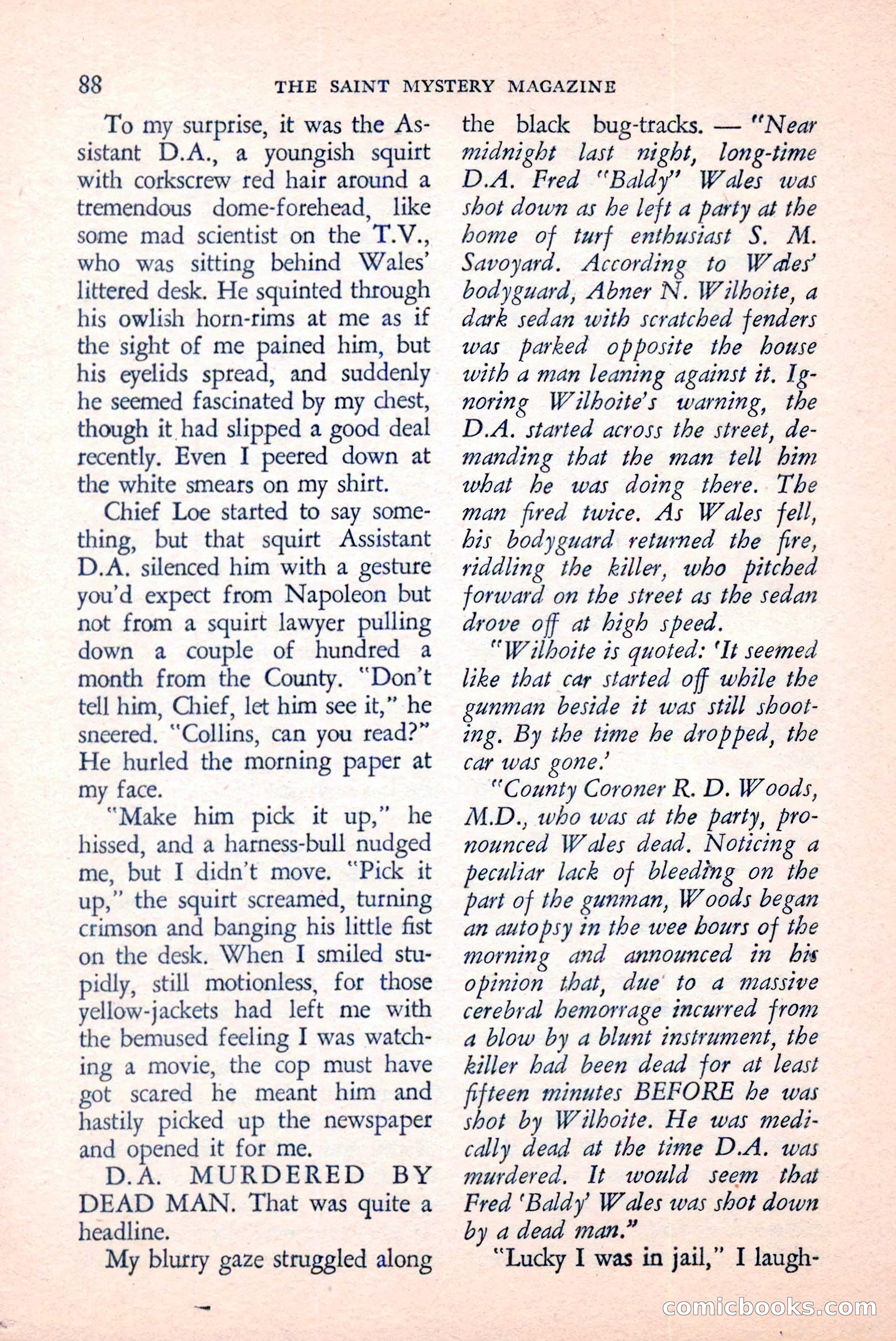 The Saint Mystery Magazine, April 1959 — page 90 of 132