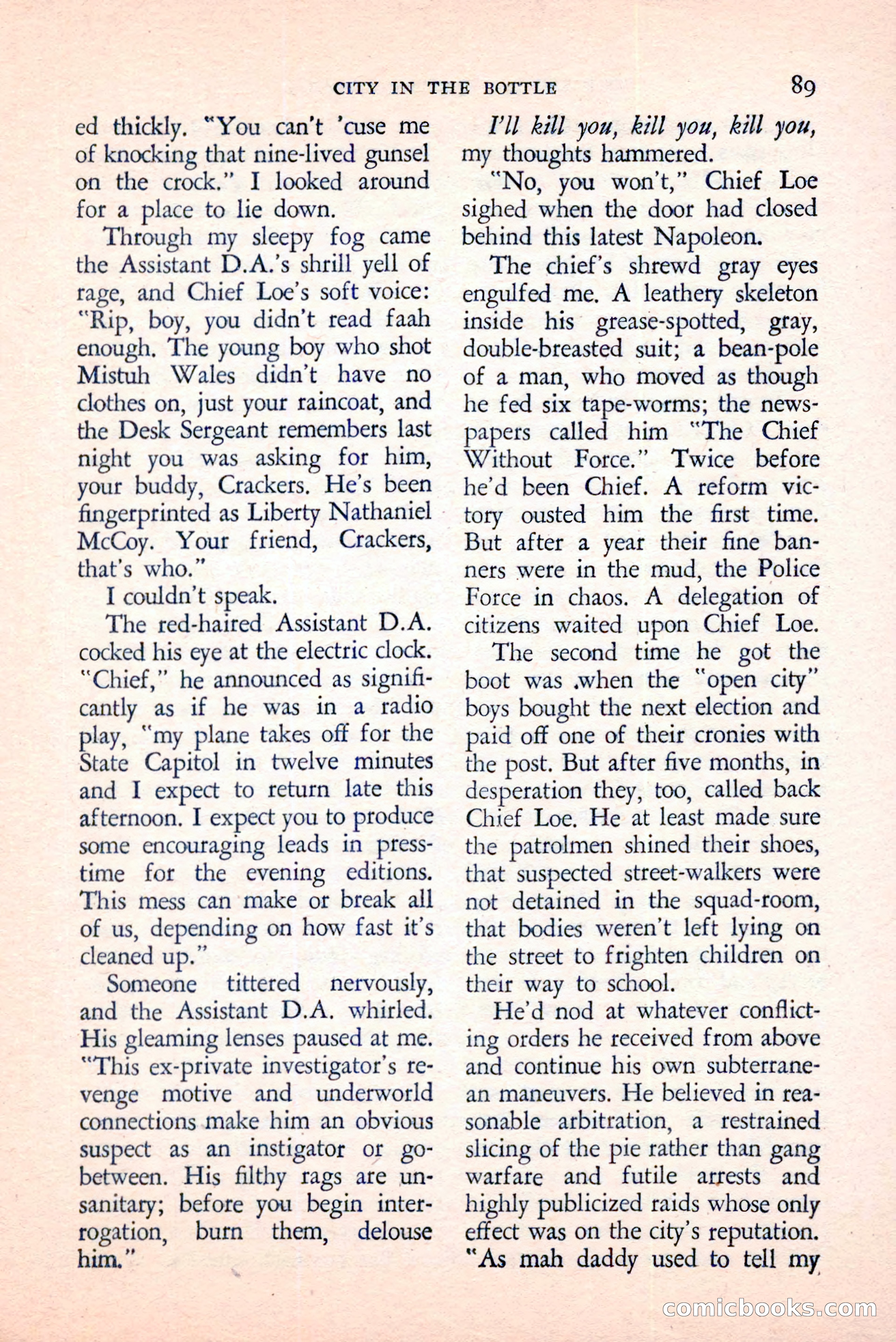 The Saint Mystery Magazine, April 1959 — page 91 of 132