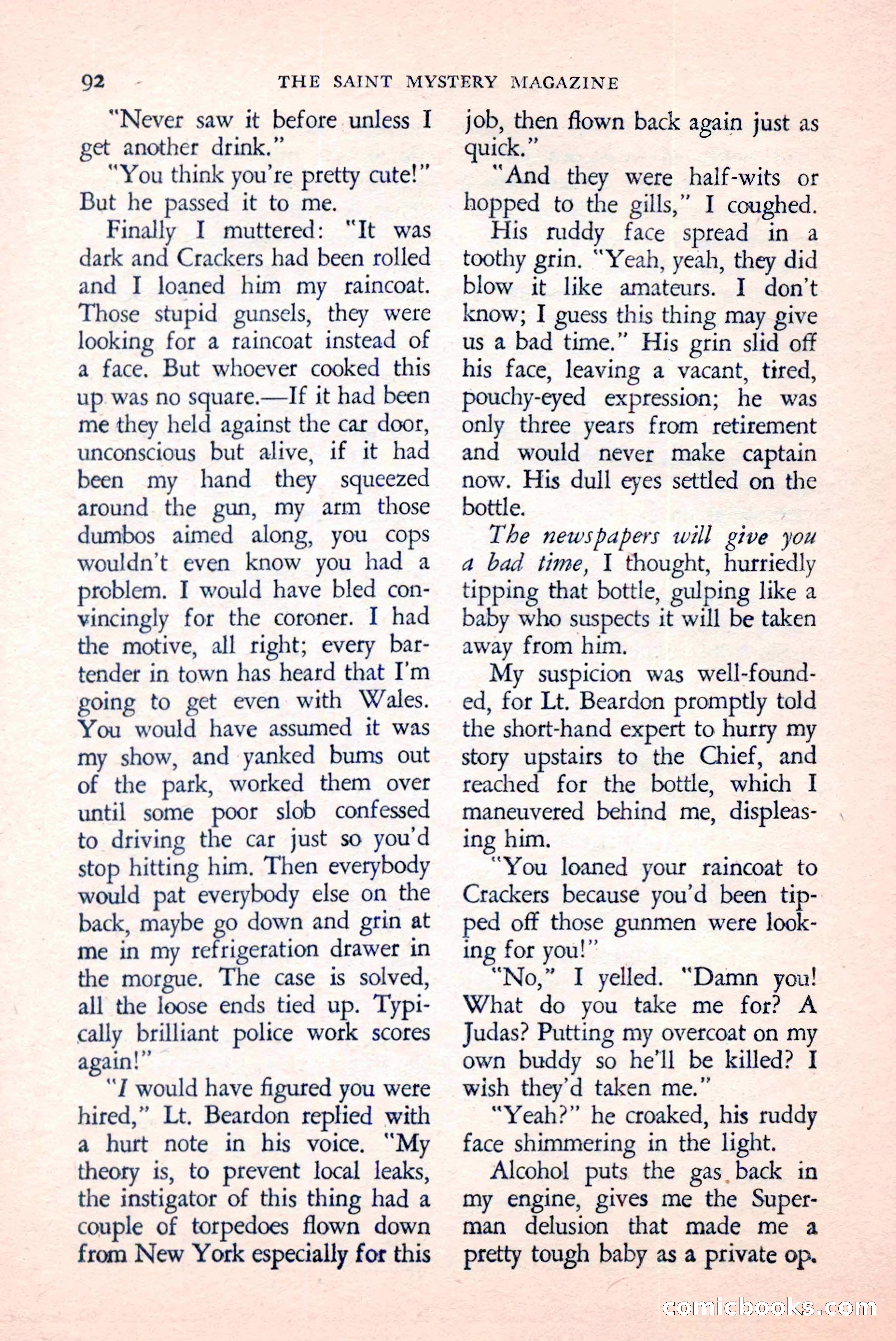 The Saint Mystery Magazine, April 1959 — page 94 of 132