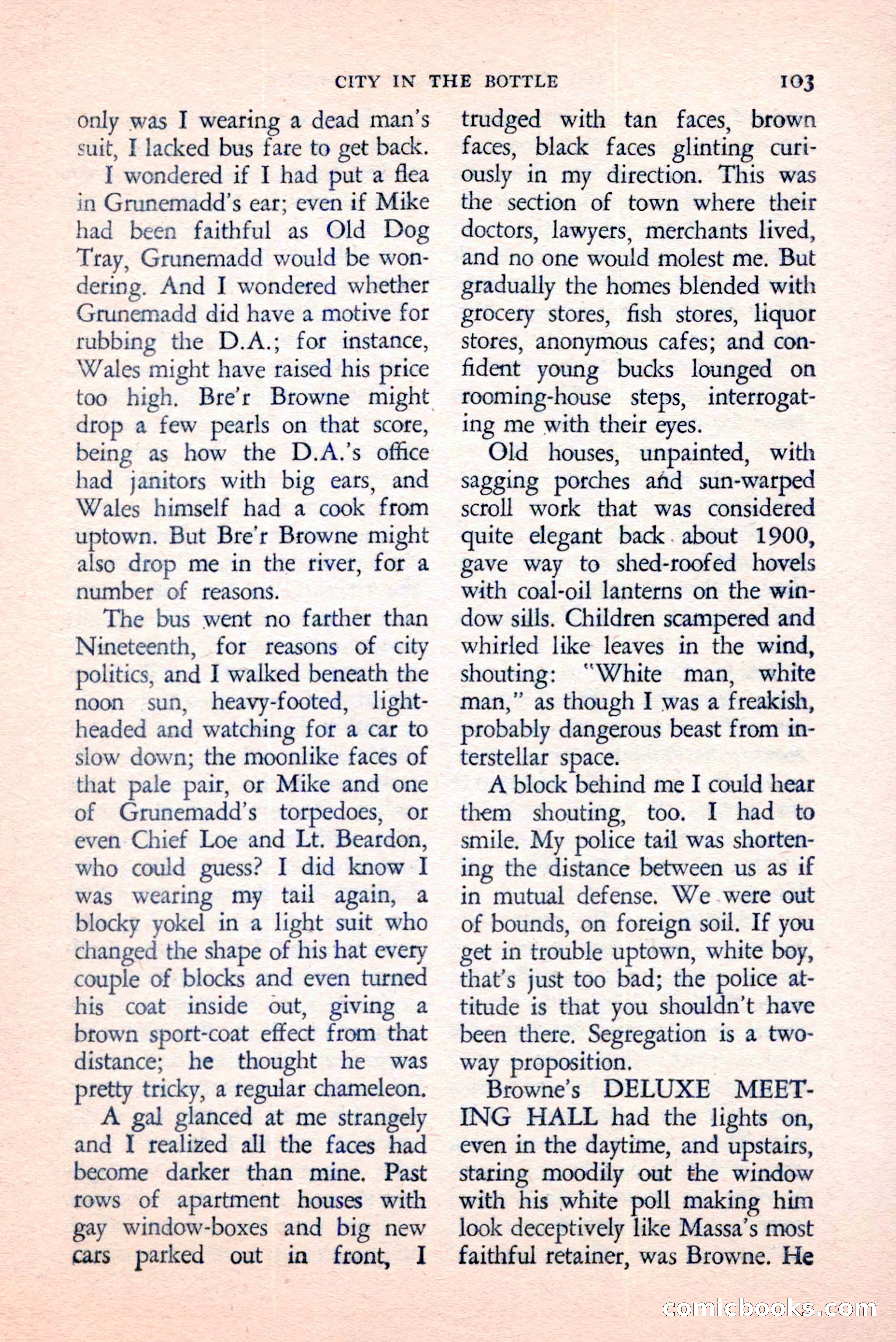 The Saint Mystery Magazine, April 1959 — page 105 of 132