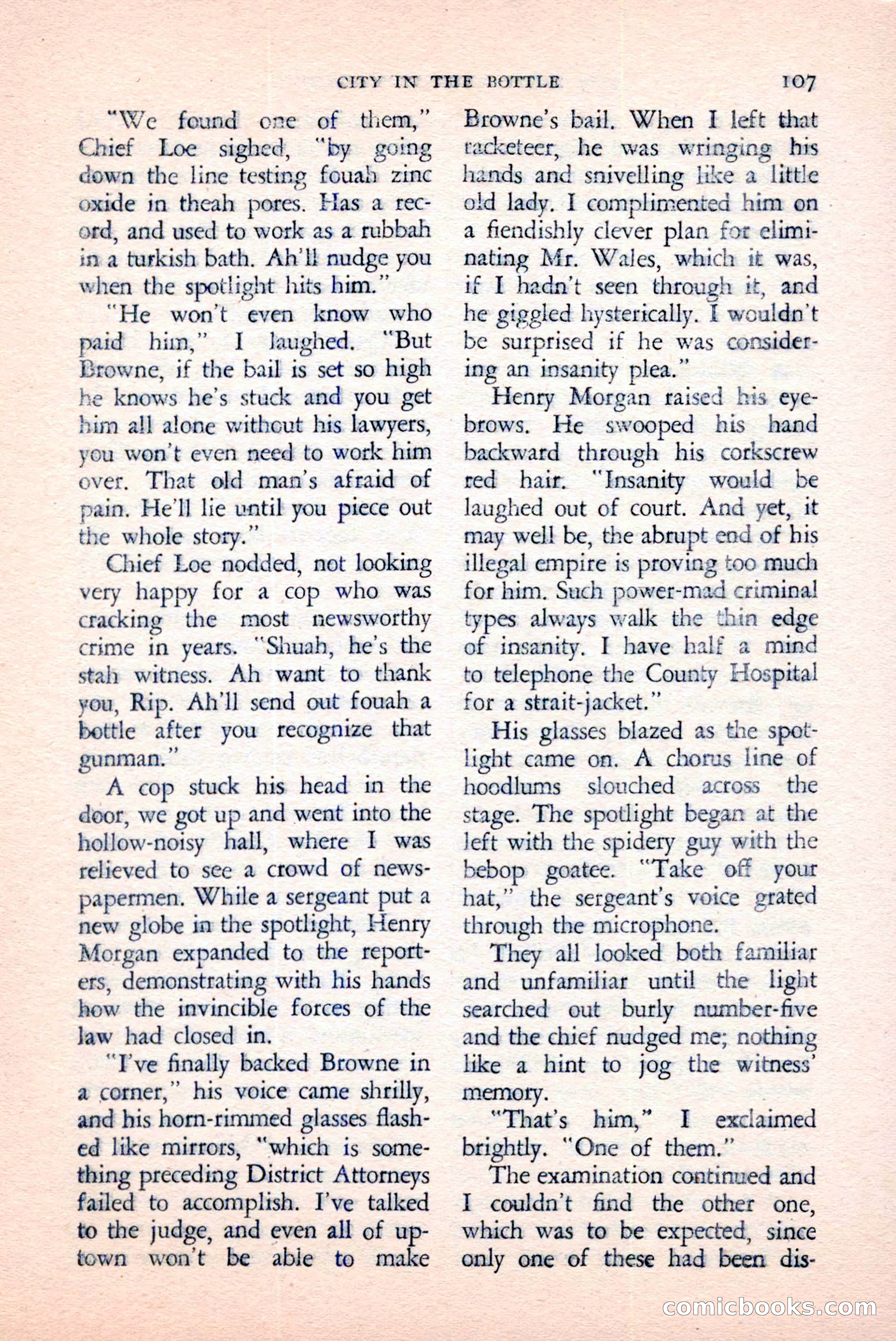 The Saint Mystery Magazine, April 1959 — page 109 of 132