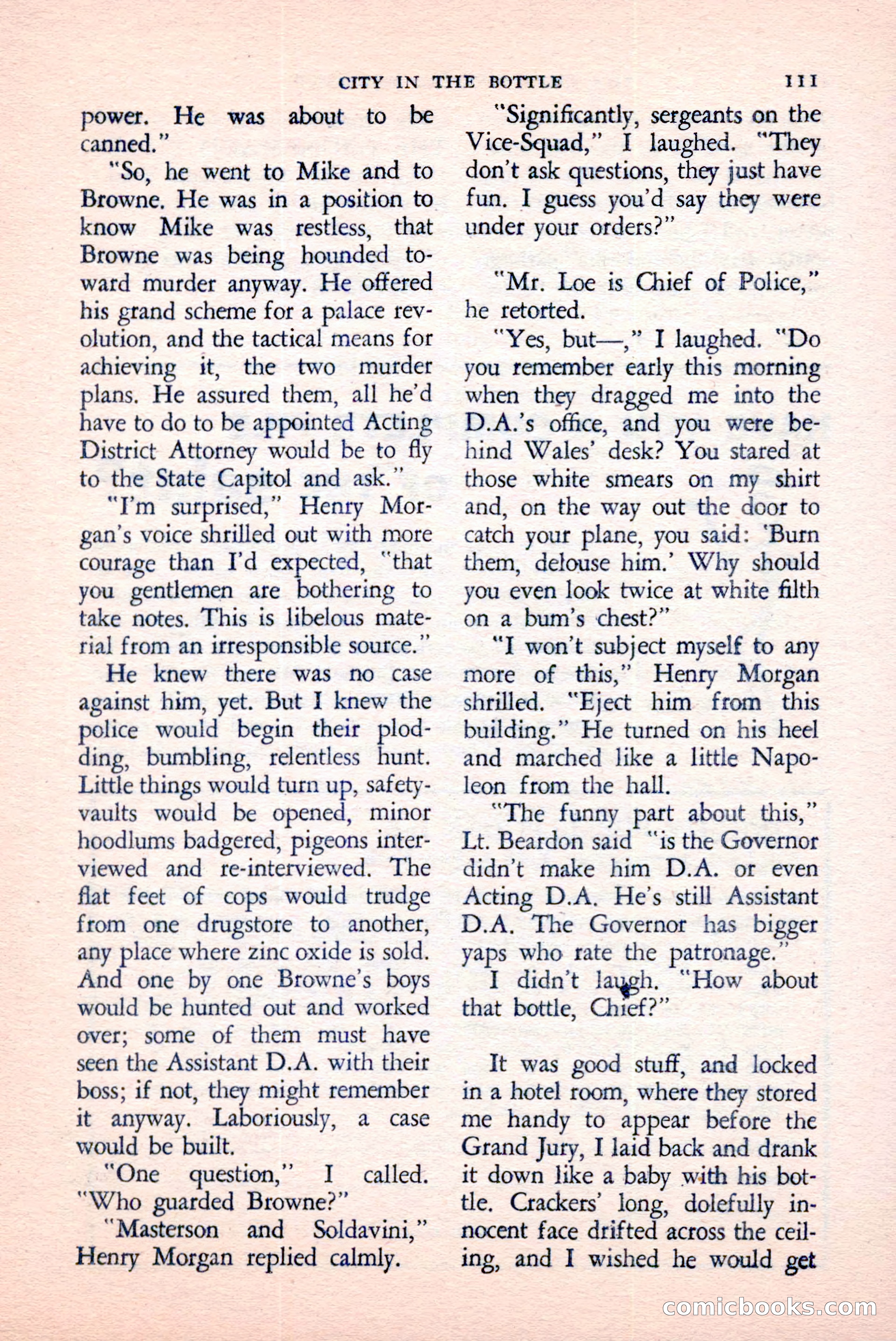 The Saint Mystery Magazine, April 1959 — page 113 of 132