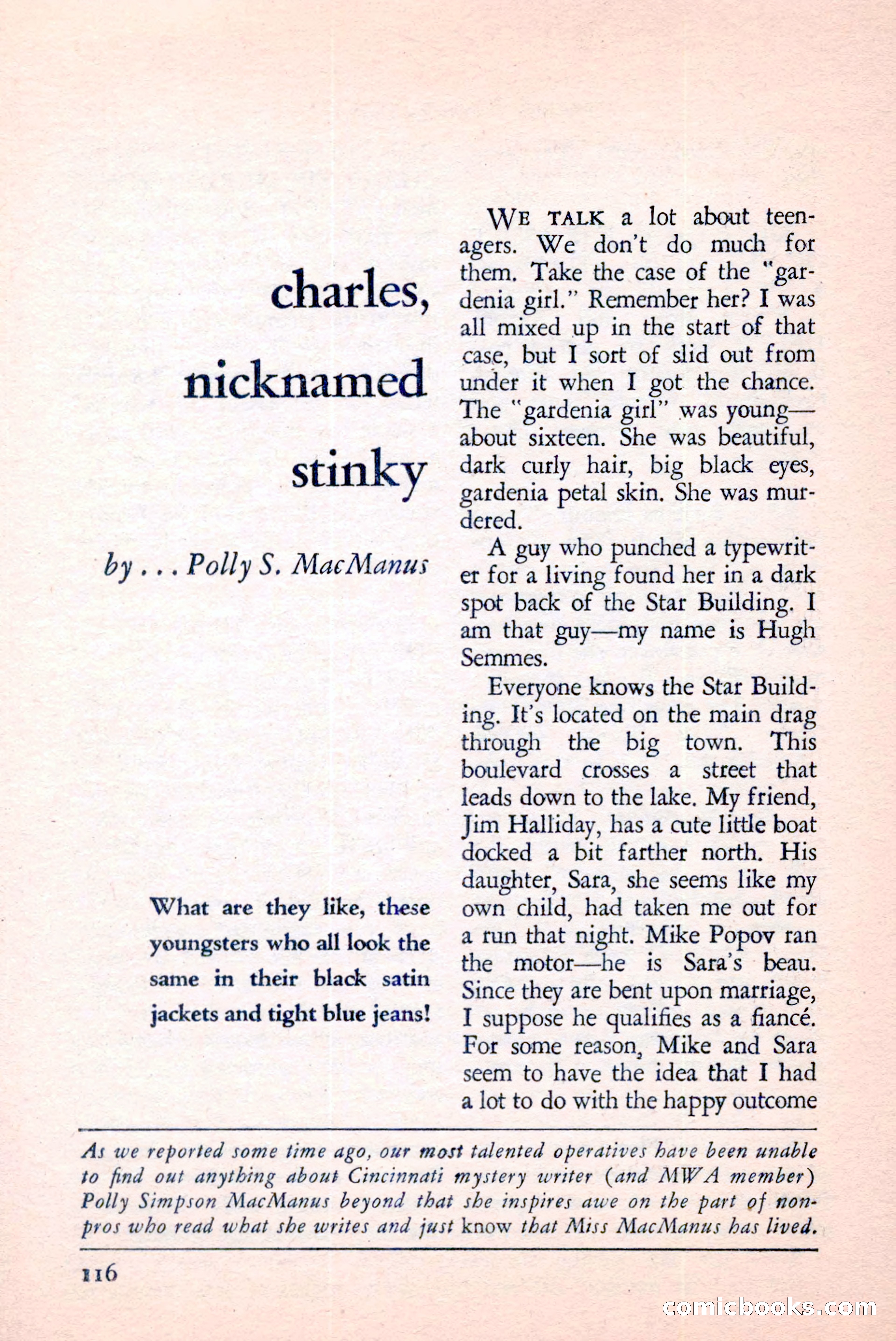 The Saint Mystery Magazine, April 1959 — page 118 of 132