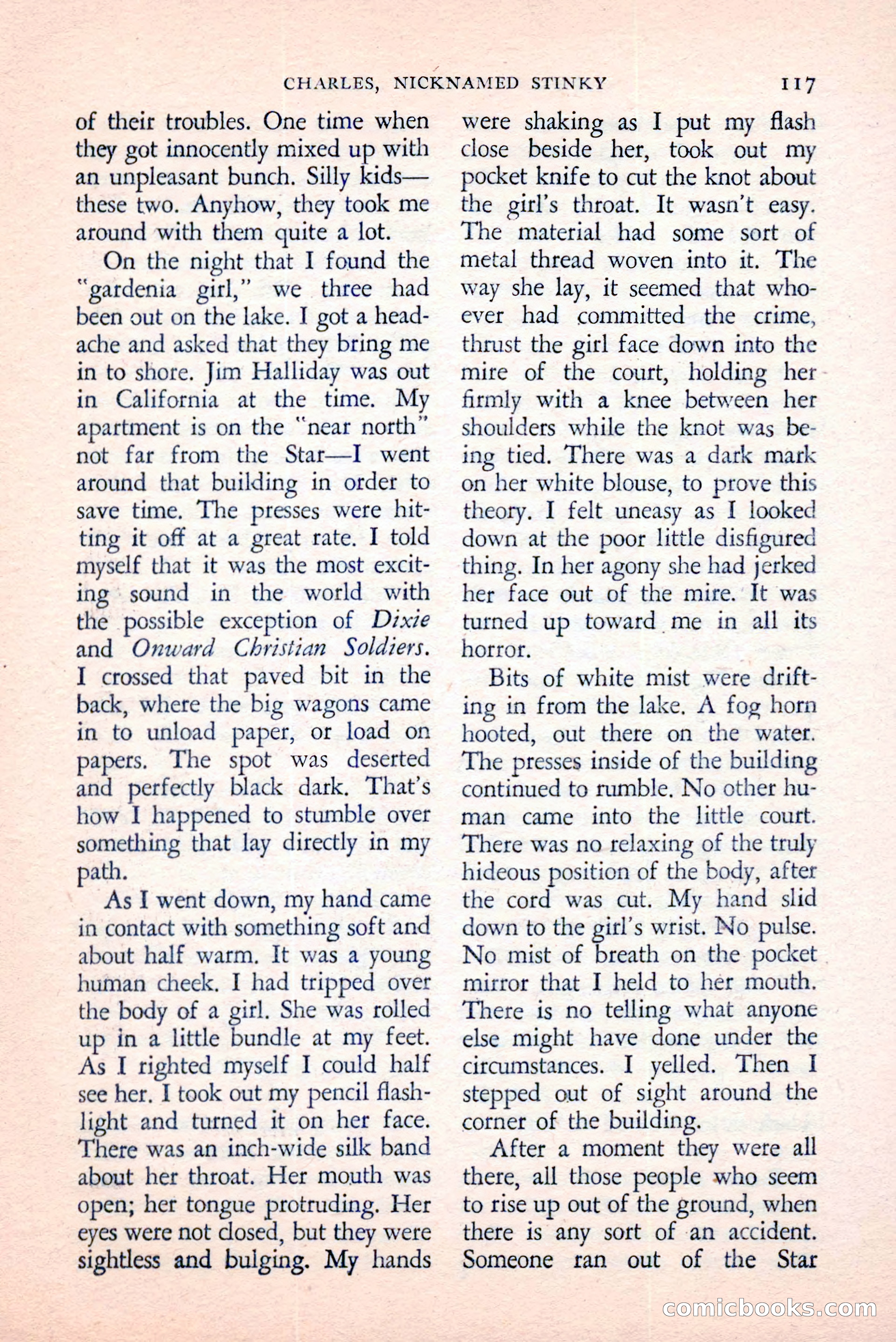 The Saint Mystery Magazine, April 1959 — page 119 of 132