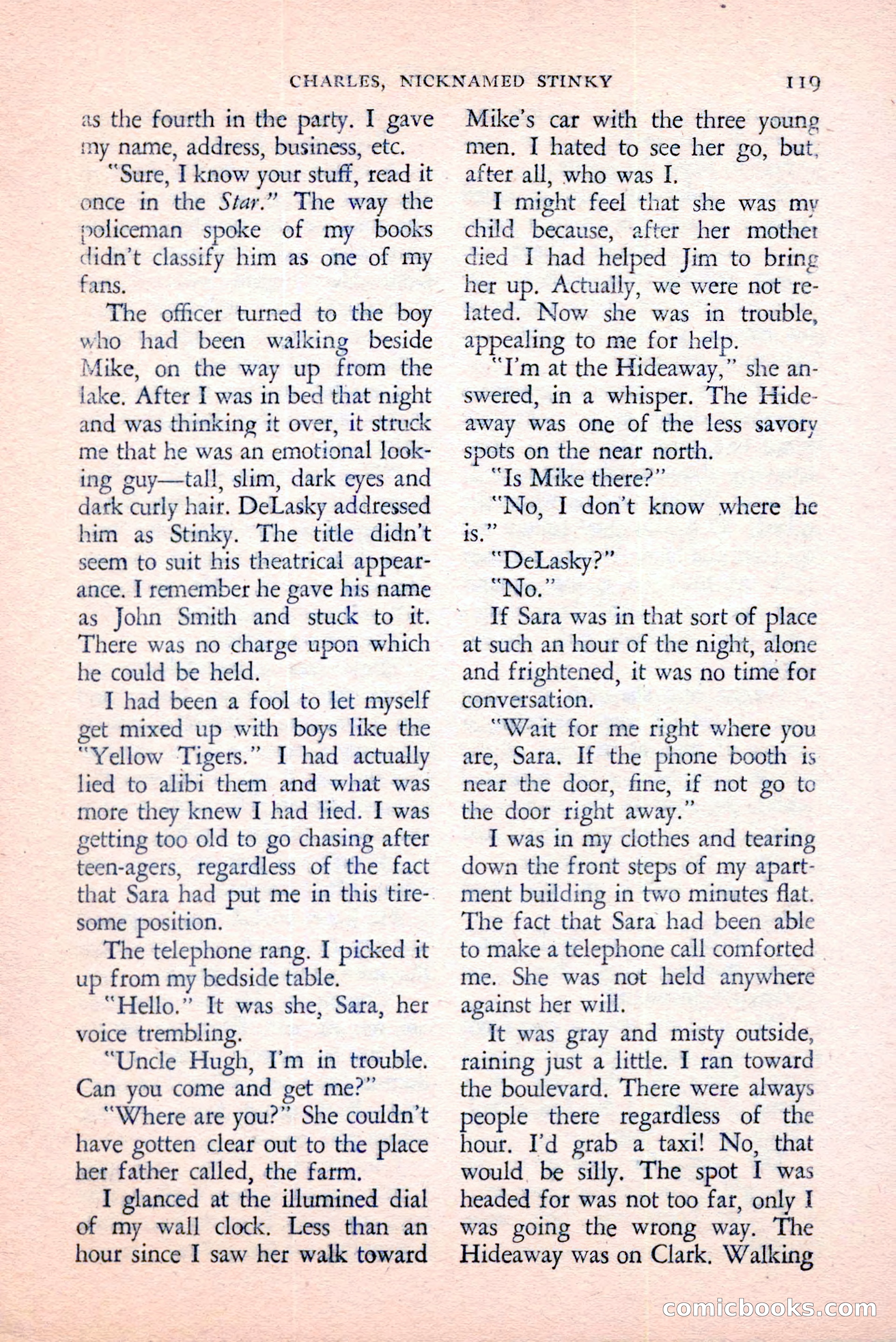 The Saint Mystery Magazine, April 1959 — page 121 of 132