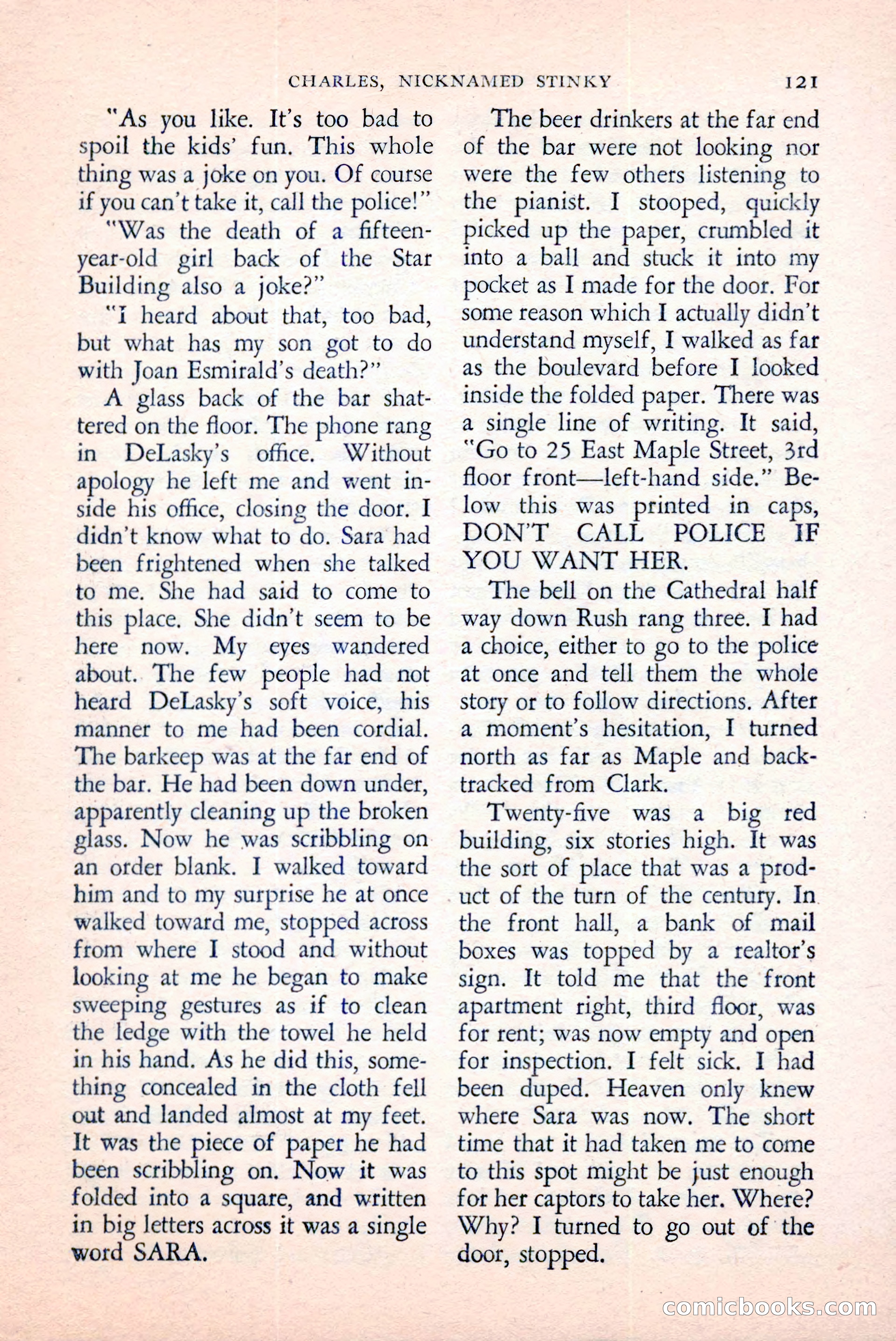 The Saint Mystery Magazine, April 1959 — page 123 of 132