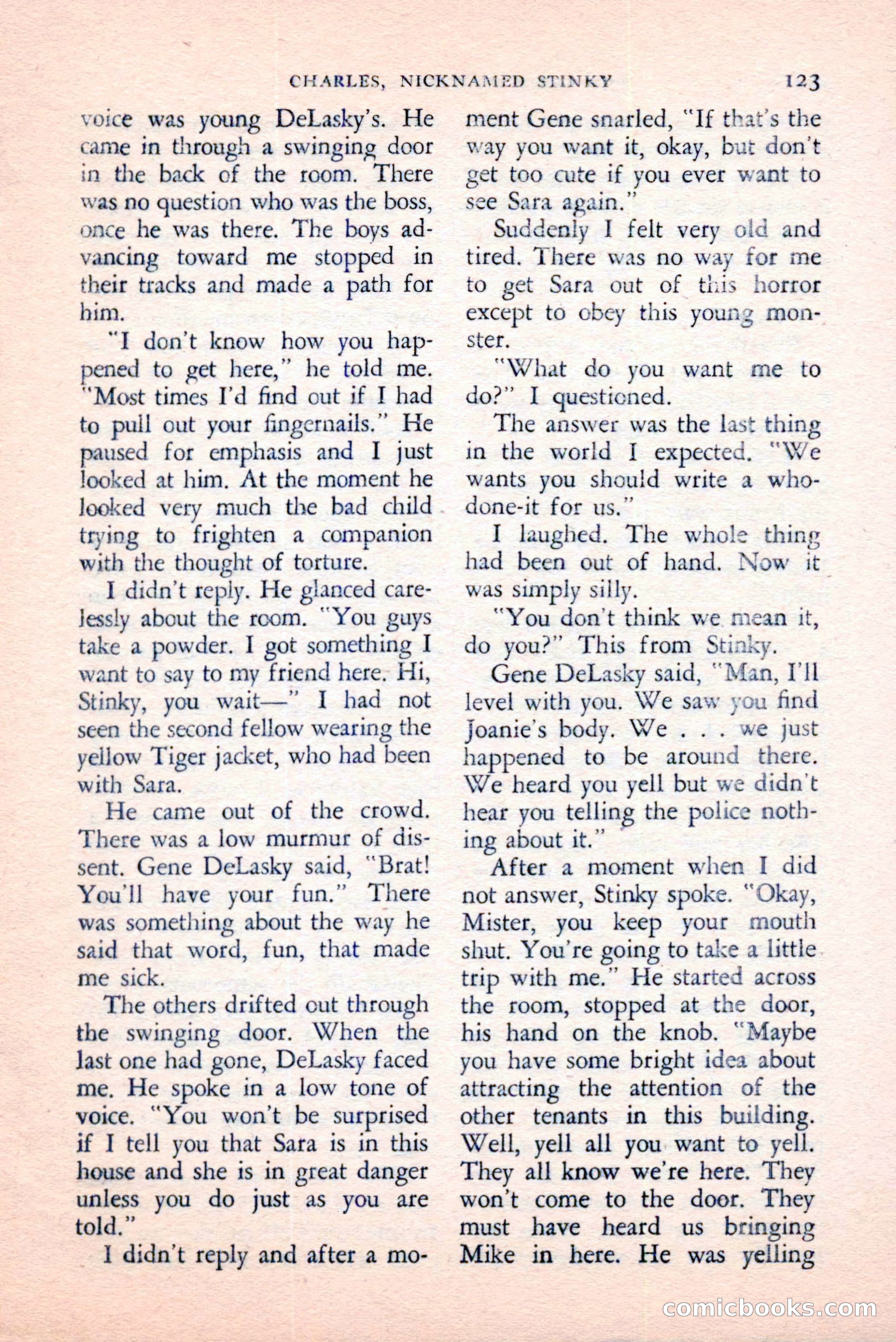 The Saint Mystery Magazine, April 1959 — page 125 of 132