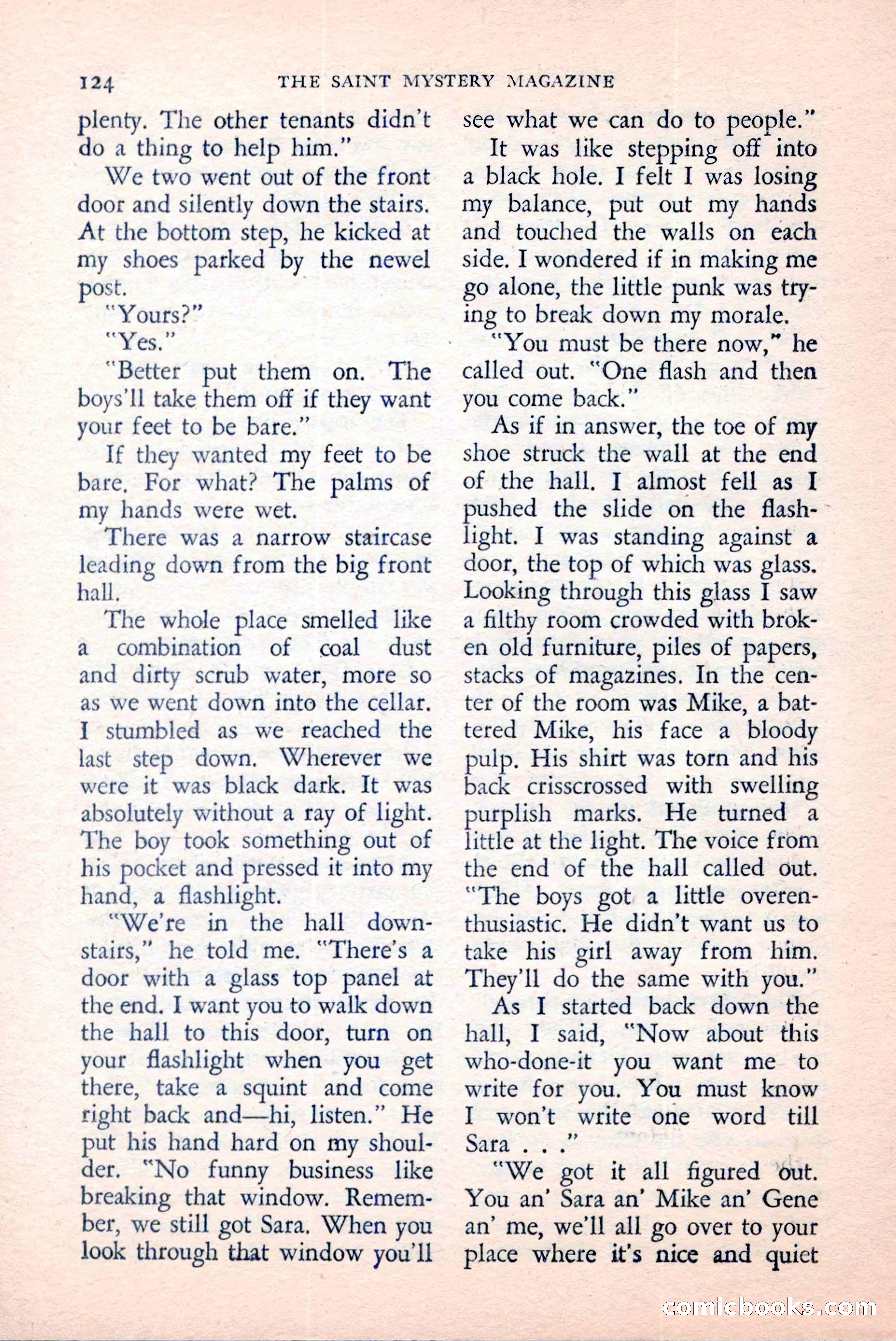 The Saint Mystery Magazine, April 1959 — page 126 of 132