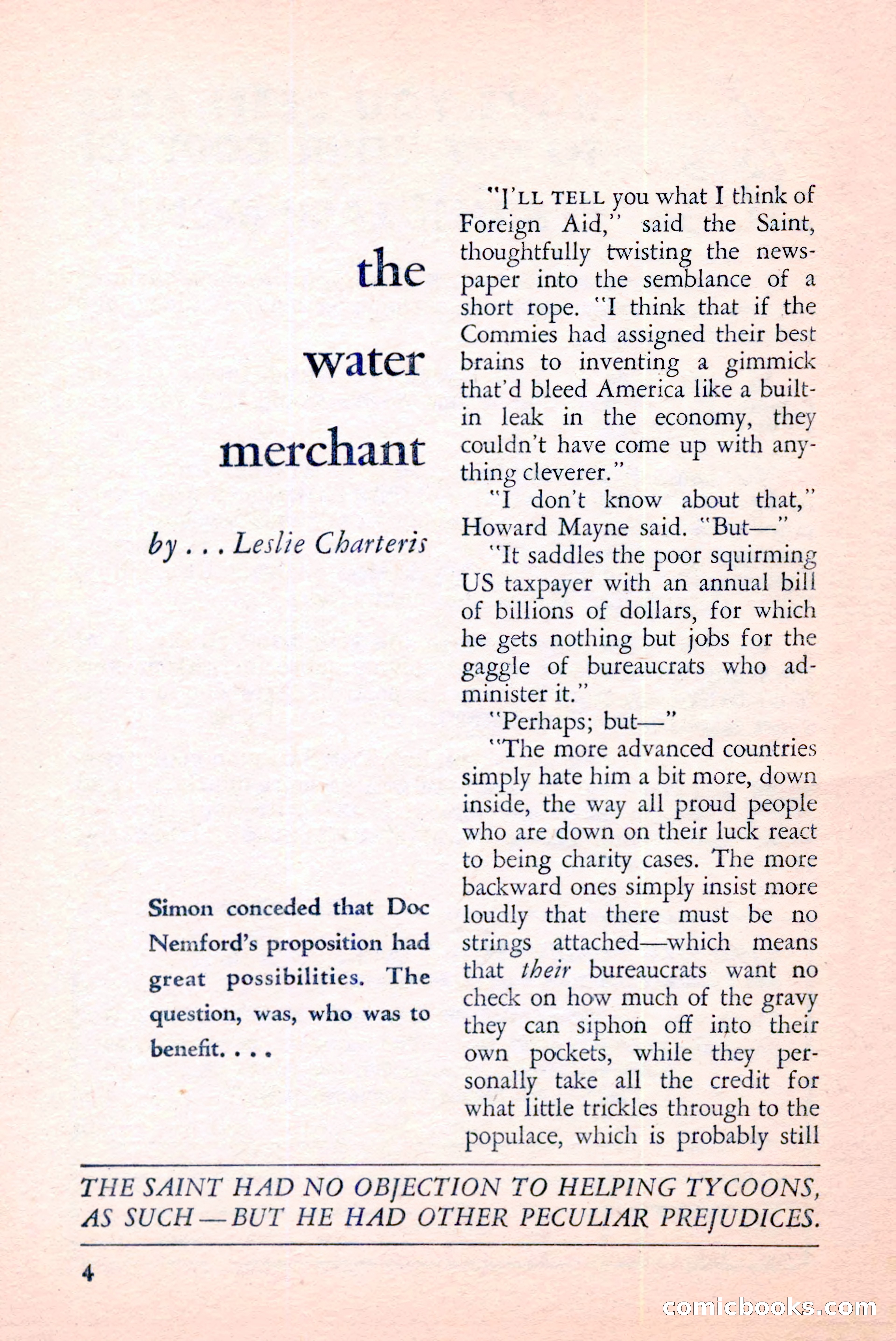 The Saint Mystery Magazine, June 1959 — page 6 of 132