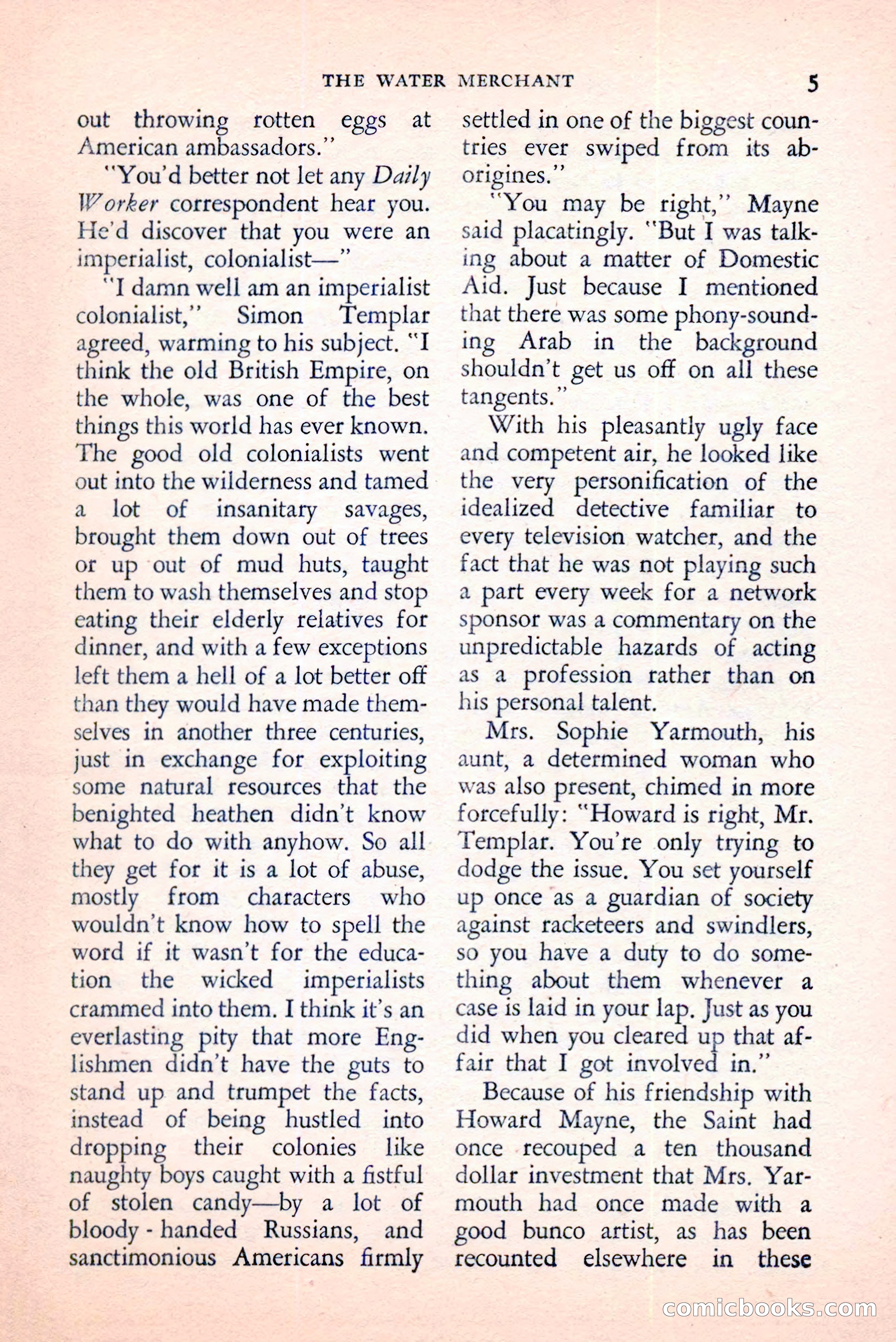 The Saint Mystery Magazine, June 1959 — page 7 of 132