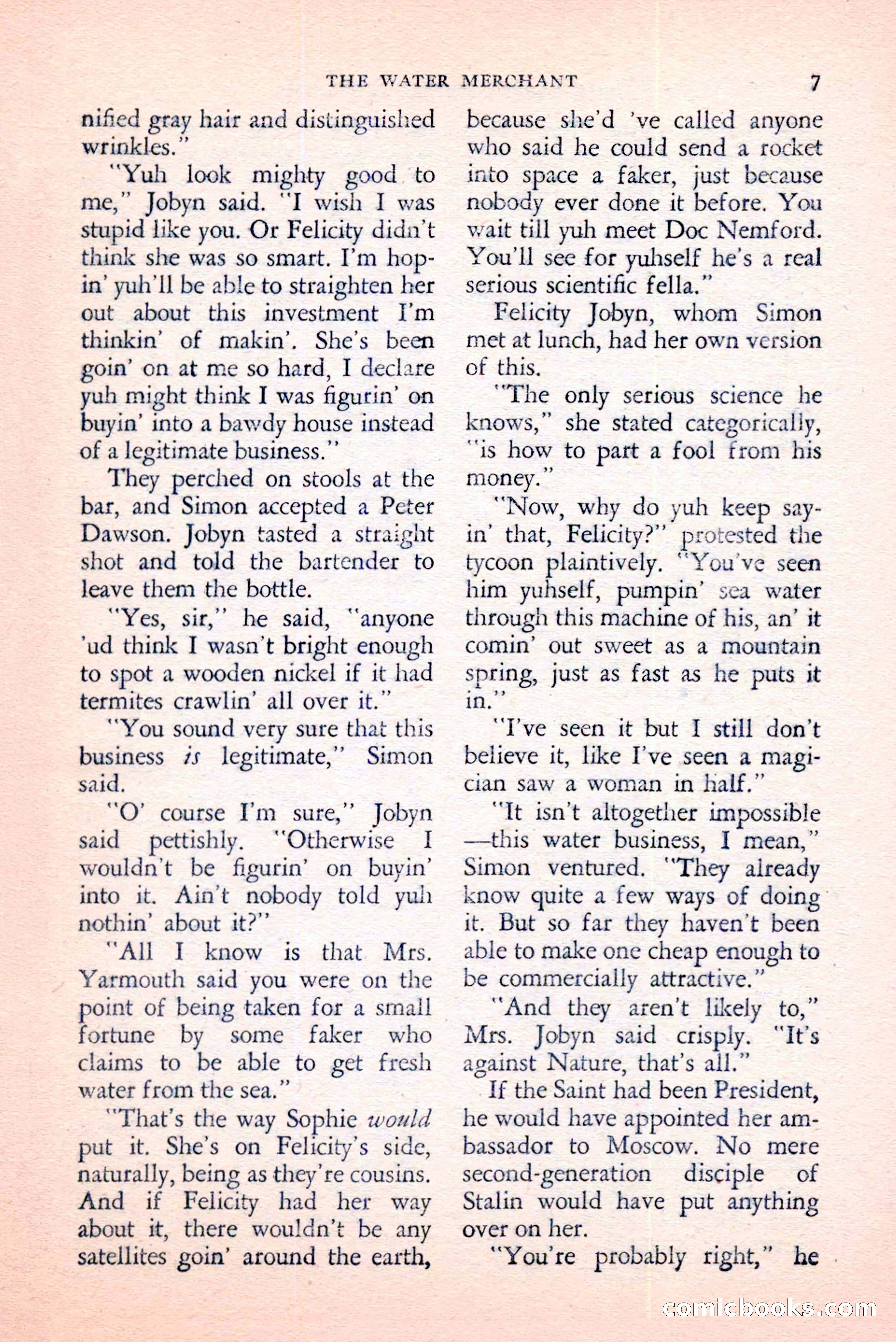 The Saint Mystery Magazine, June 1959 — page 9 of 132