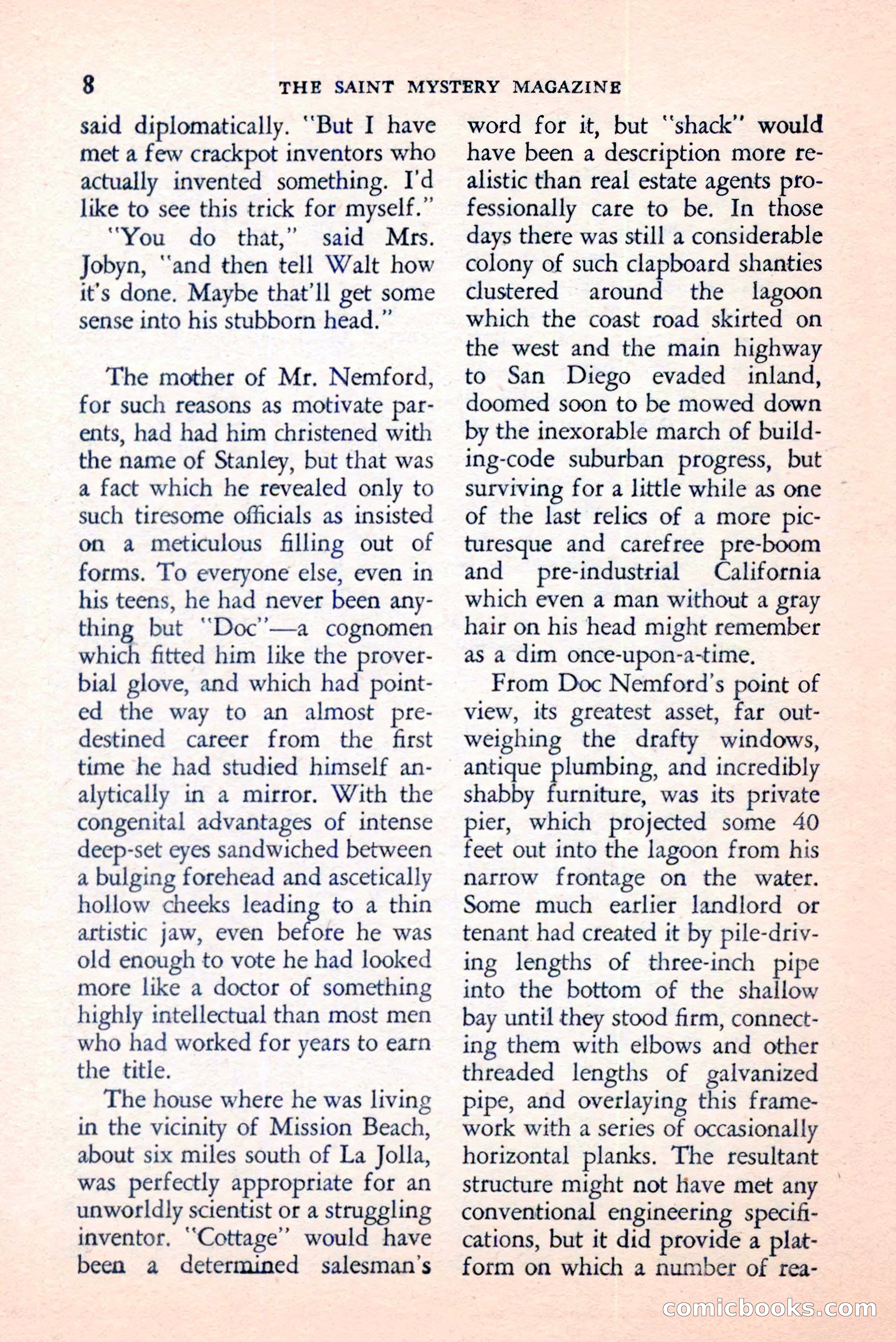 The Saint Mystery Magazine, June 1959 — page 10 of 132