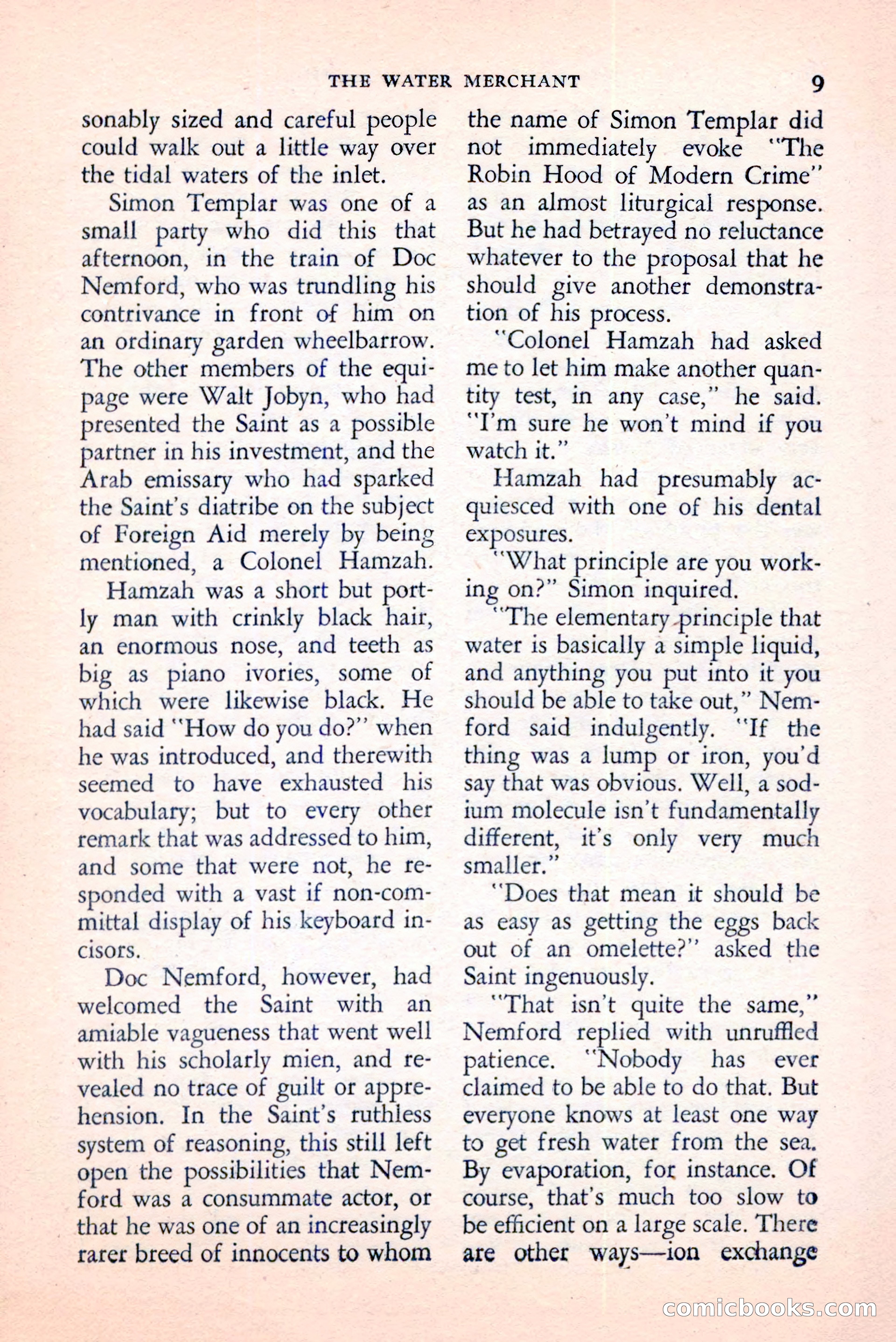 The Saint Mystery Magazine, June 1959 — page 11 of 132