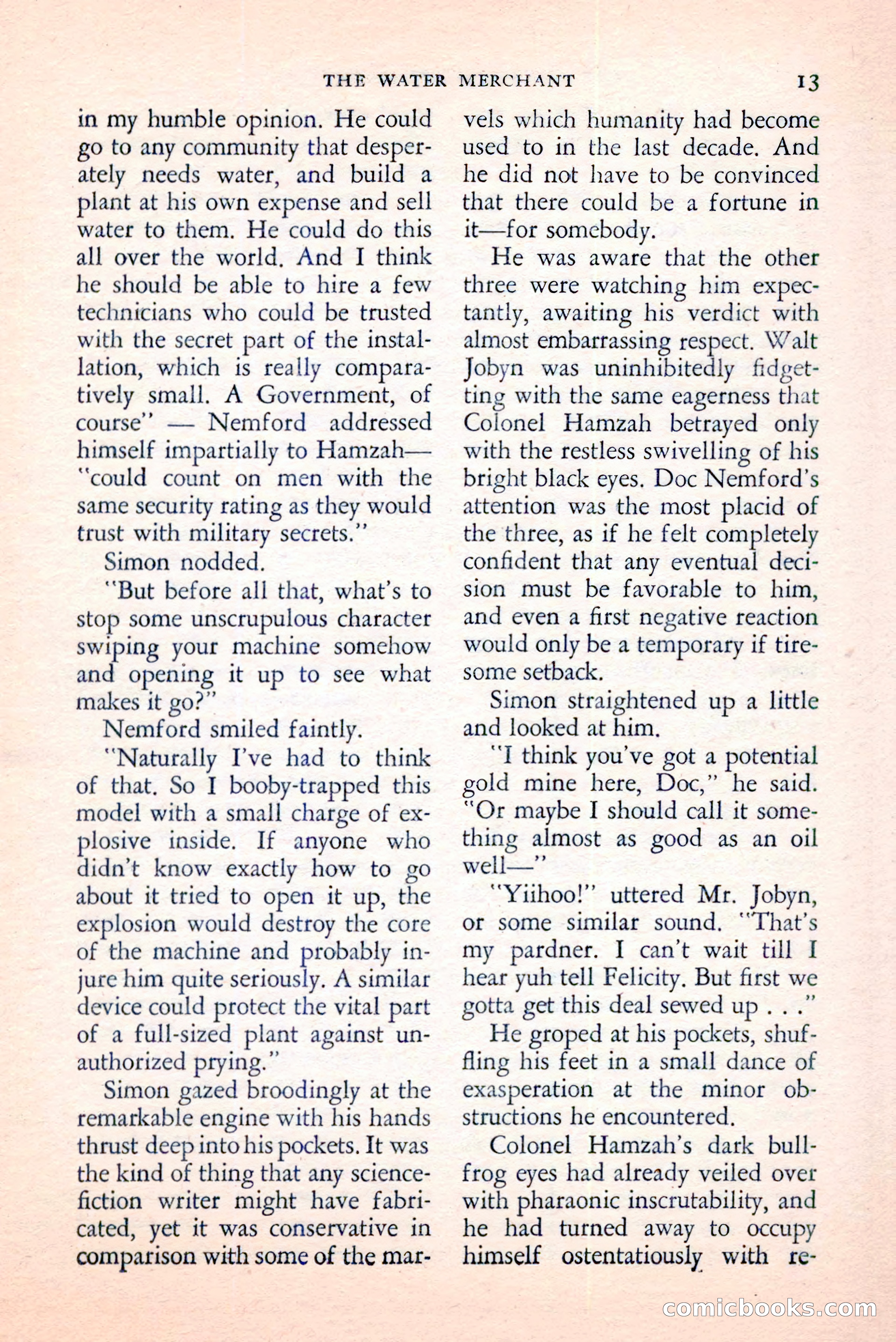 The Saint Mystery Magazine, June 1959 — page 15 of 132