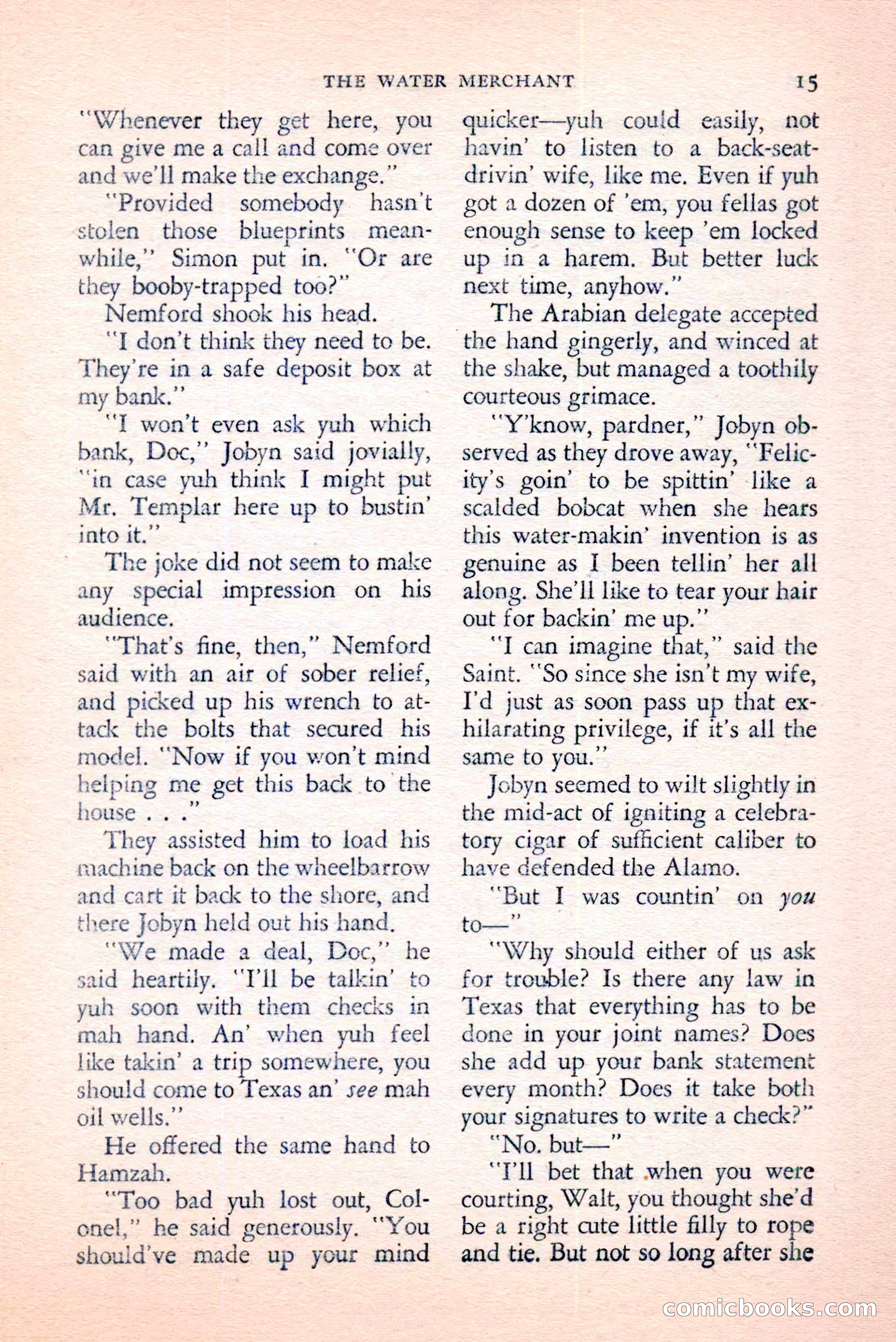 The Saint Mystery Magazine, June 1959 — page 17 of 132