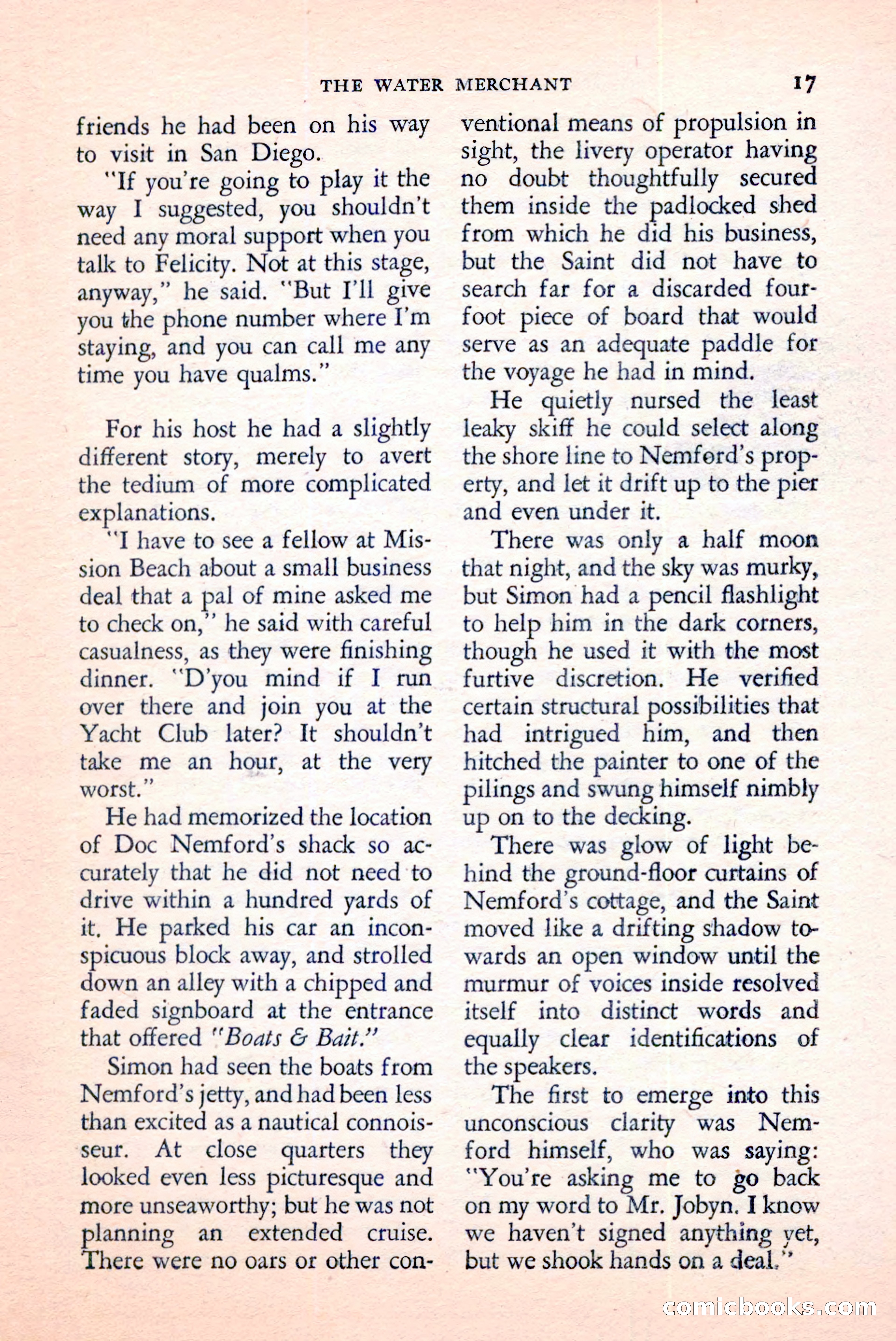 The Saint Mystery Magazine, June 1959 — page 19 of 132