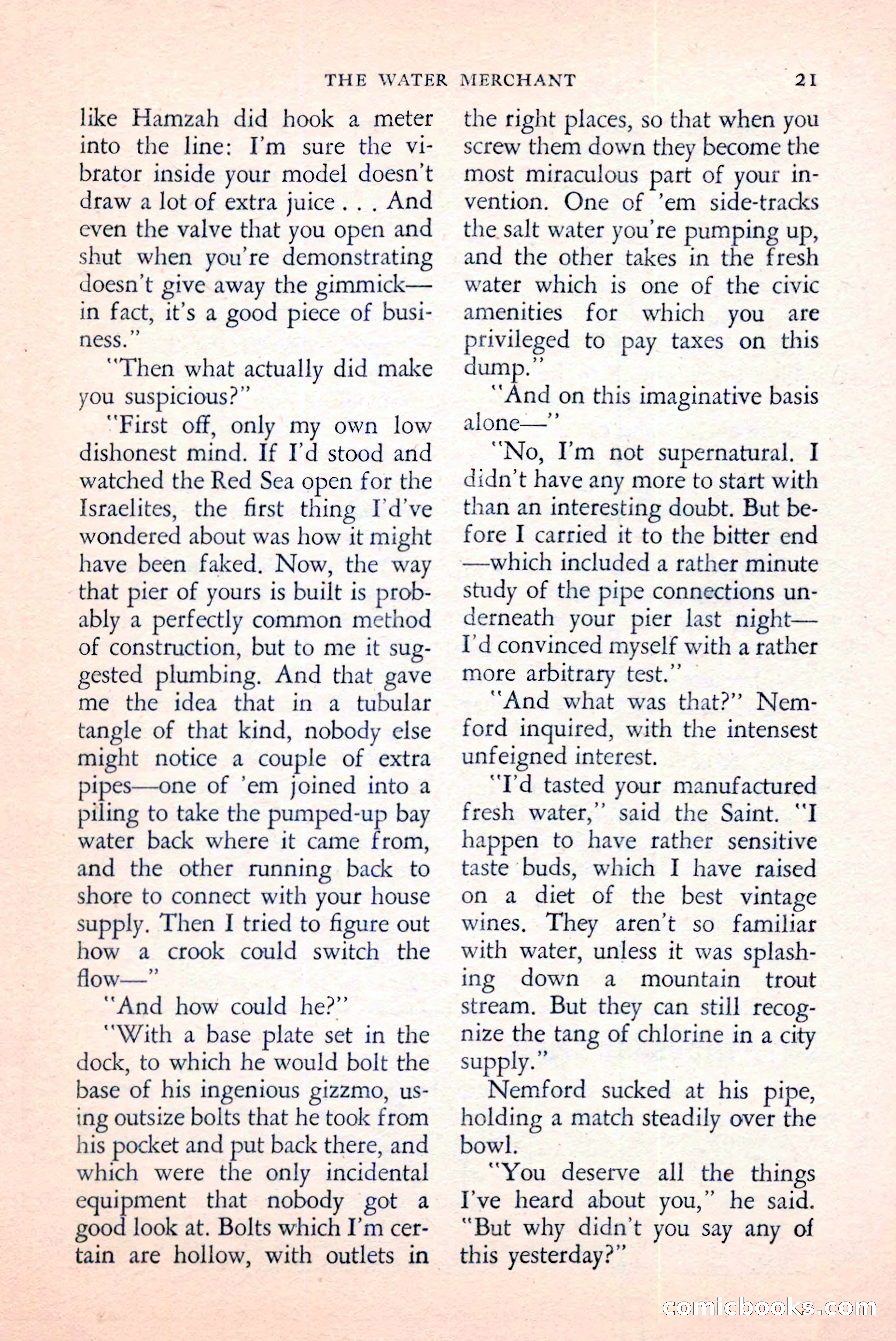 The Saint Mystery Magazine, June 1959 — page 23 of 132