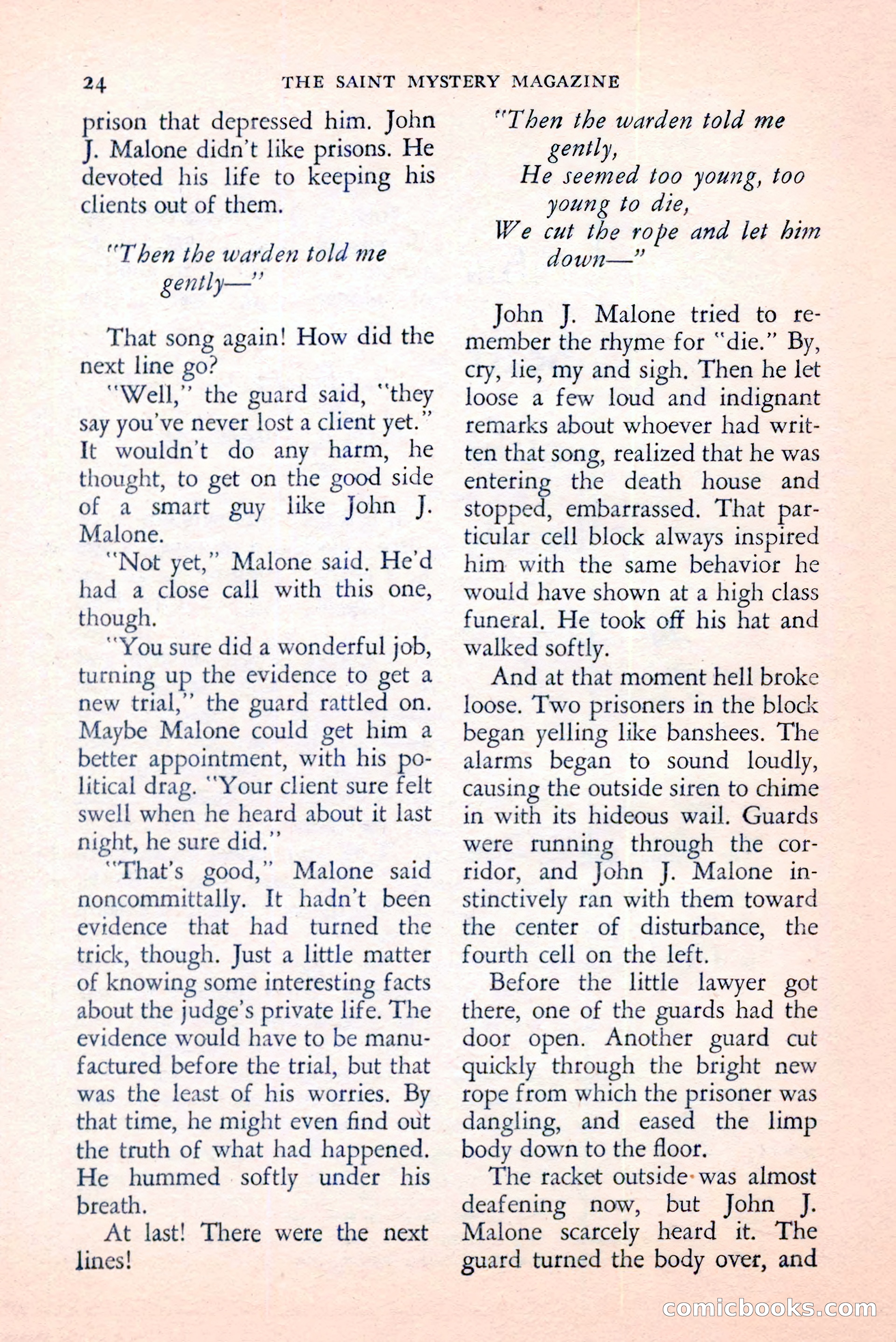 The Saint Mystery Magazine, June 1959 — page 26 of 132