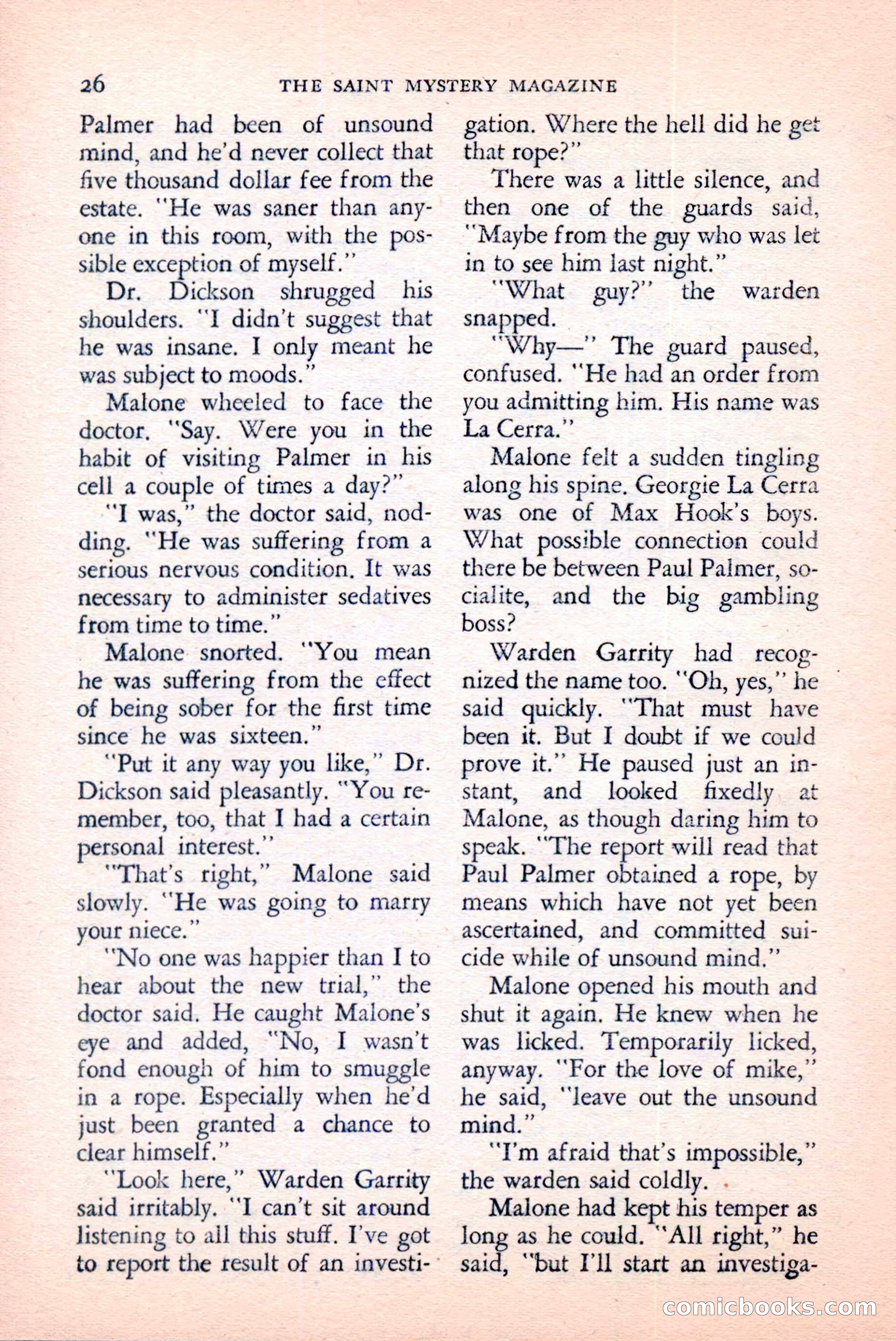 The Saint Mystery Magazine, June 1959 — page 28 of 132