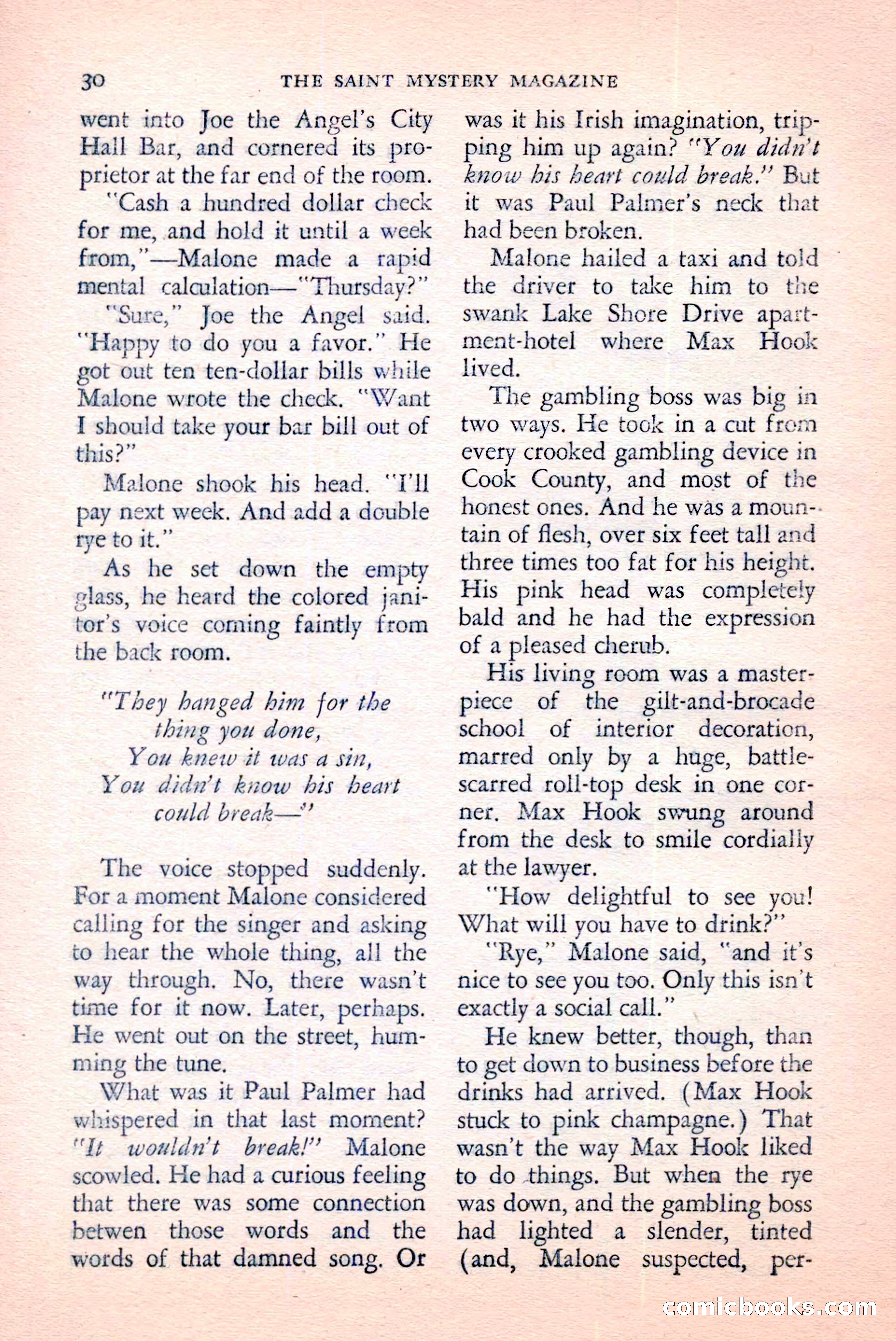 The Saint Mystery Magazine, June 1959 — page 32 of 132