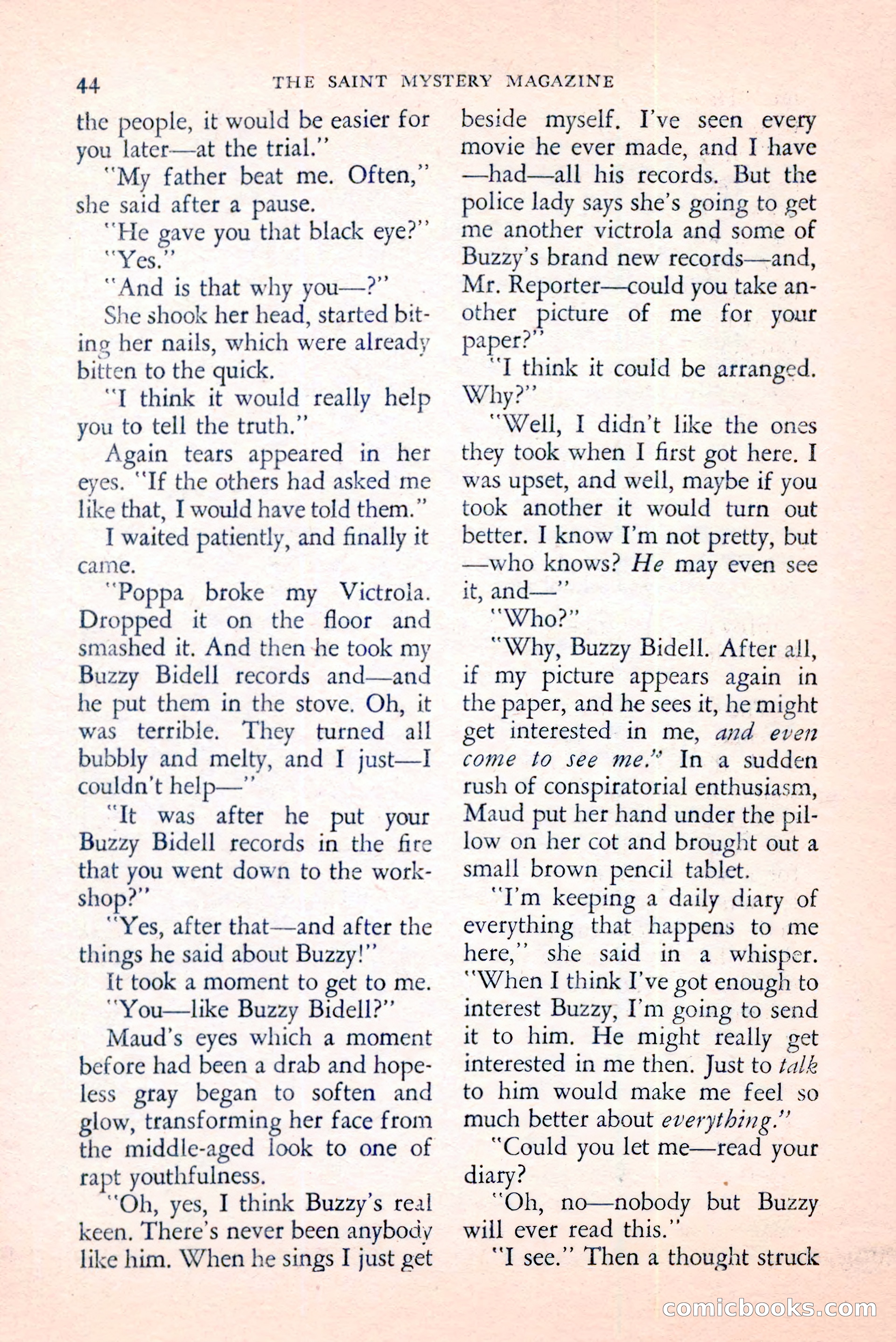 The Saint Mystery Magazine, June 1959 — page 46 of 132