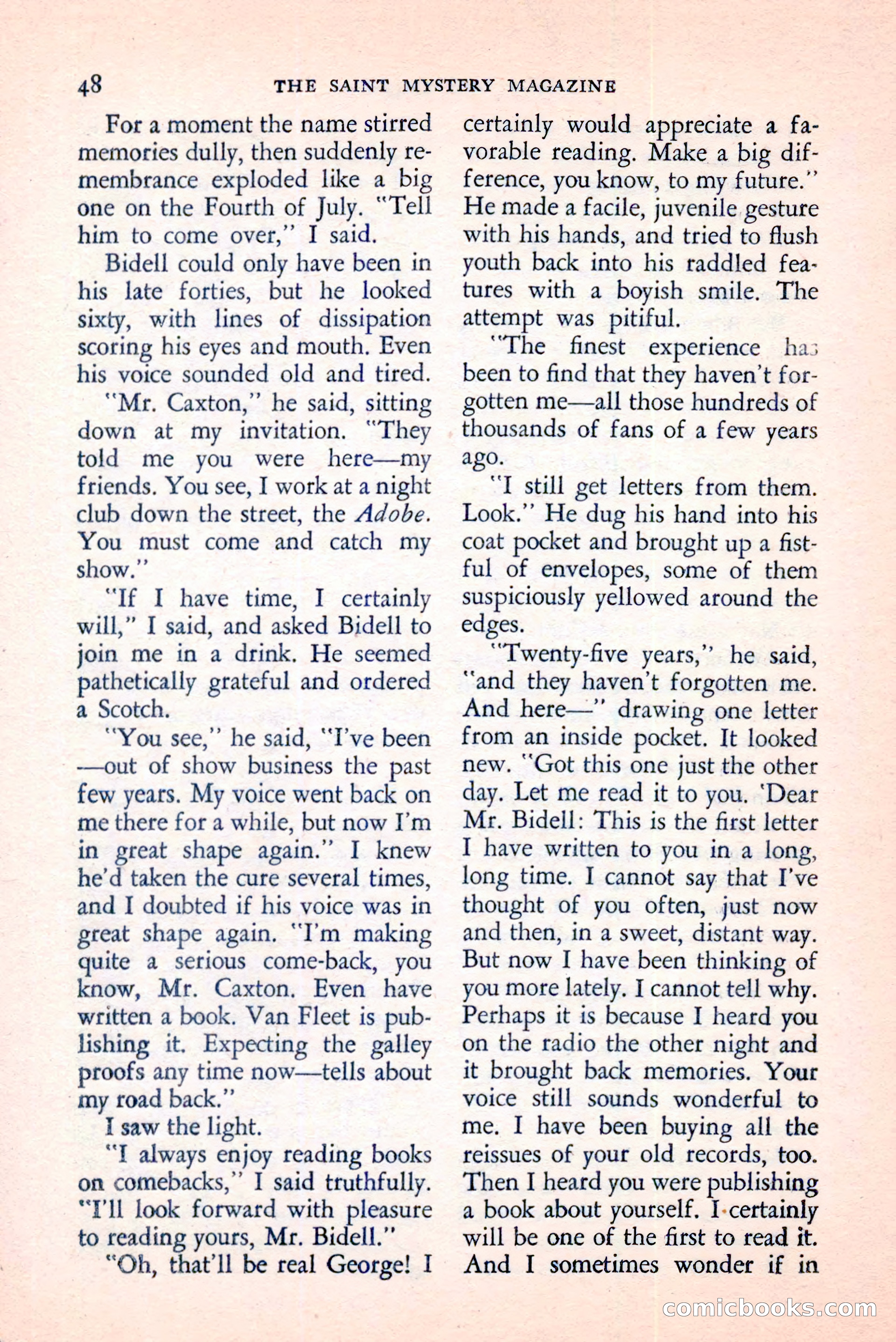 The Saint Mystery Magazine, June 1959 — page 50 of 132