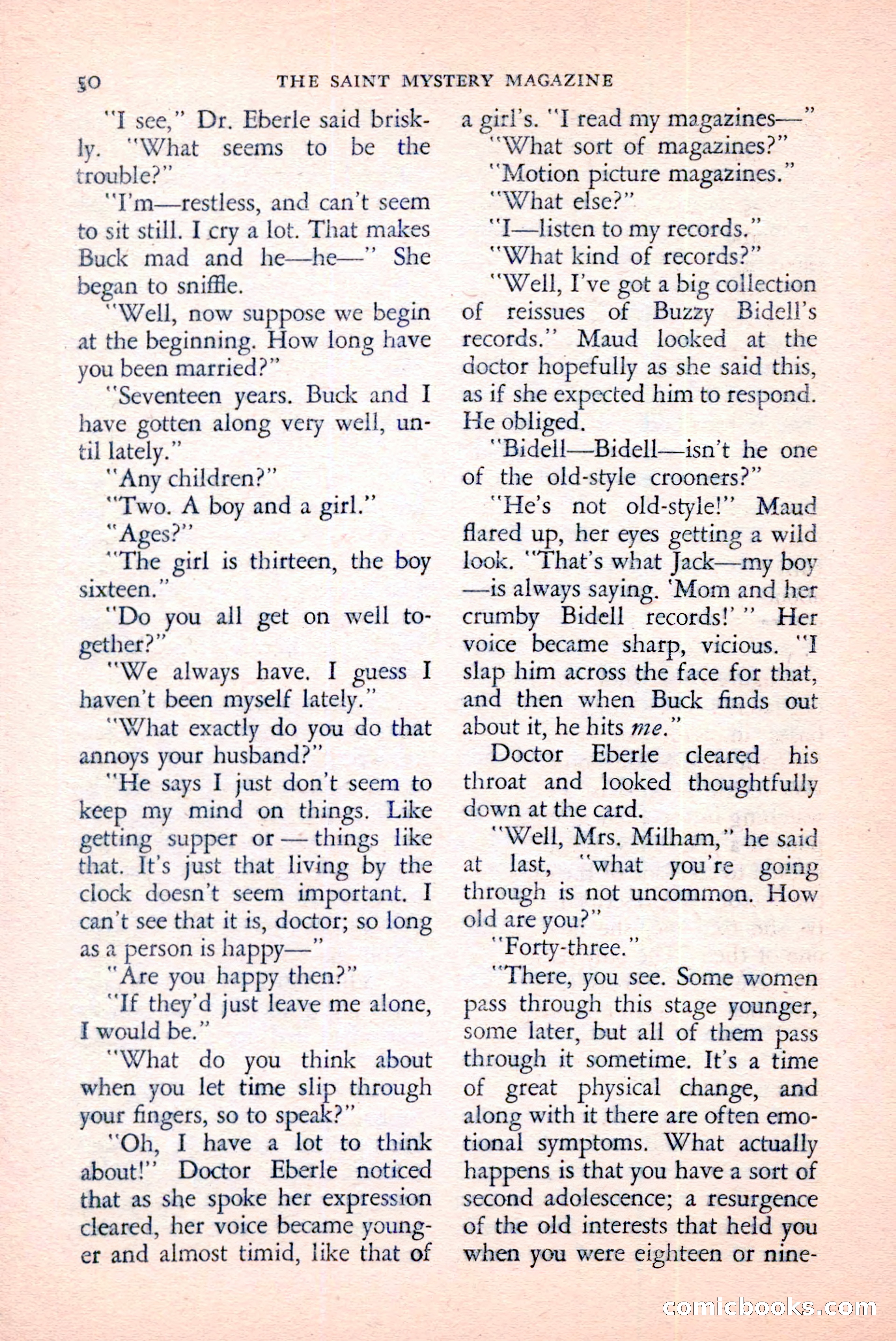 The Saint Mystery Magazine, June 1959 — page 52 of 132