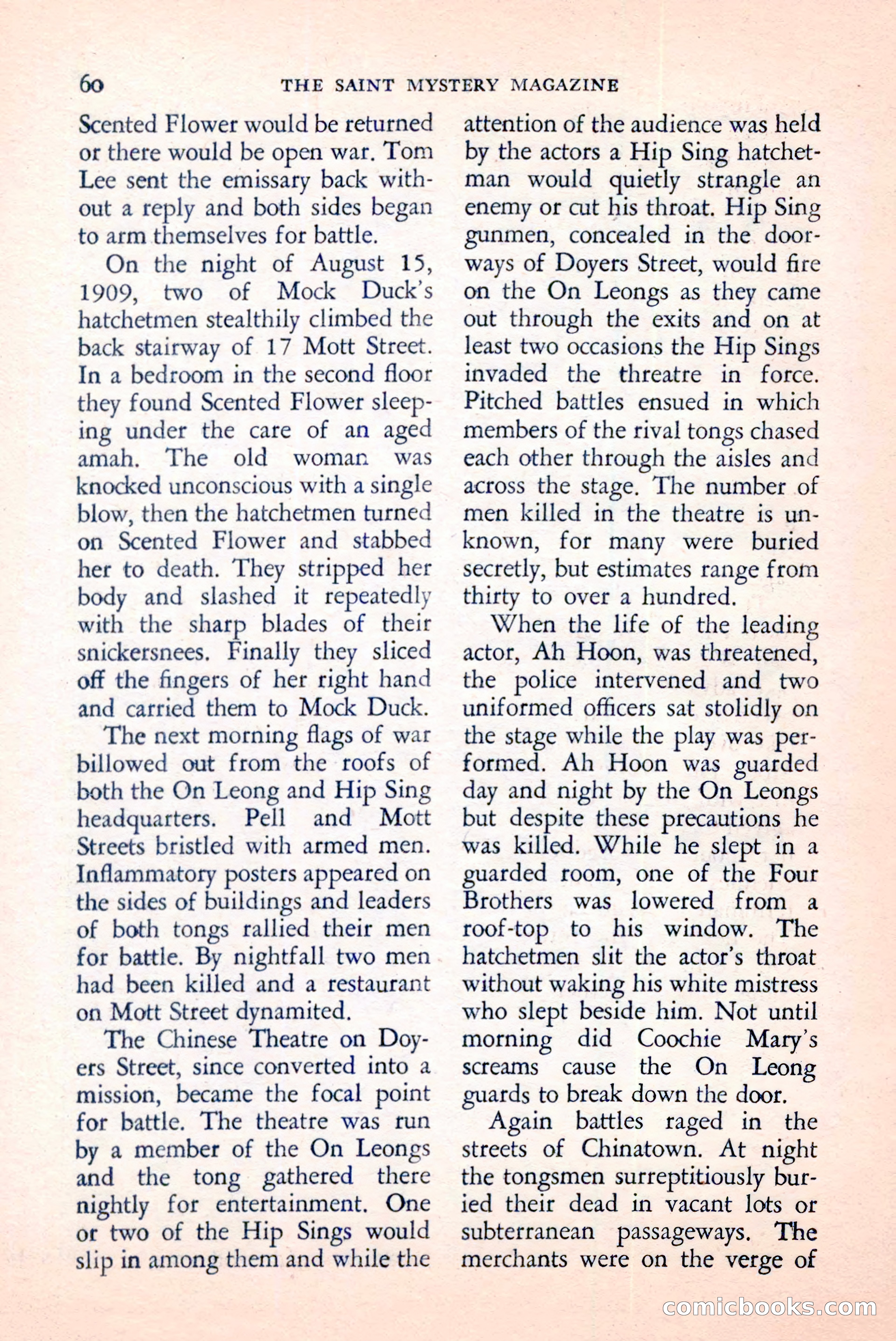 The Saint Mystery Magazine, June 1959 — page 62 of 132