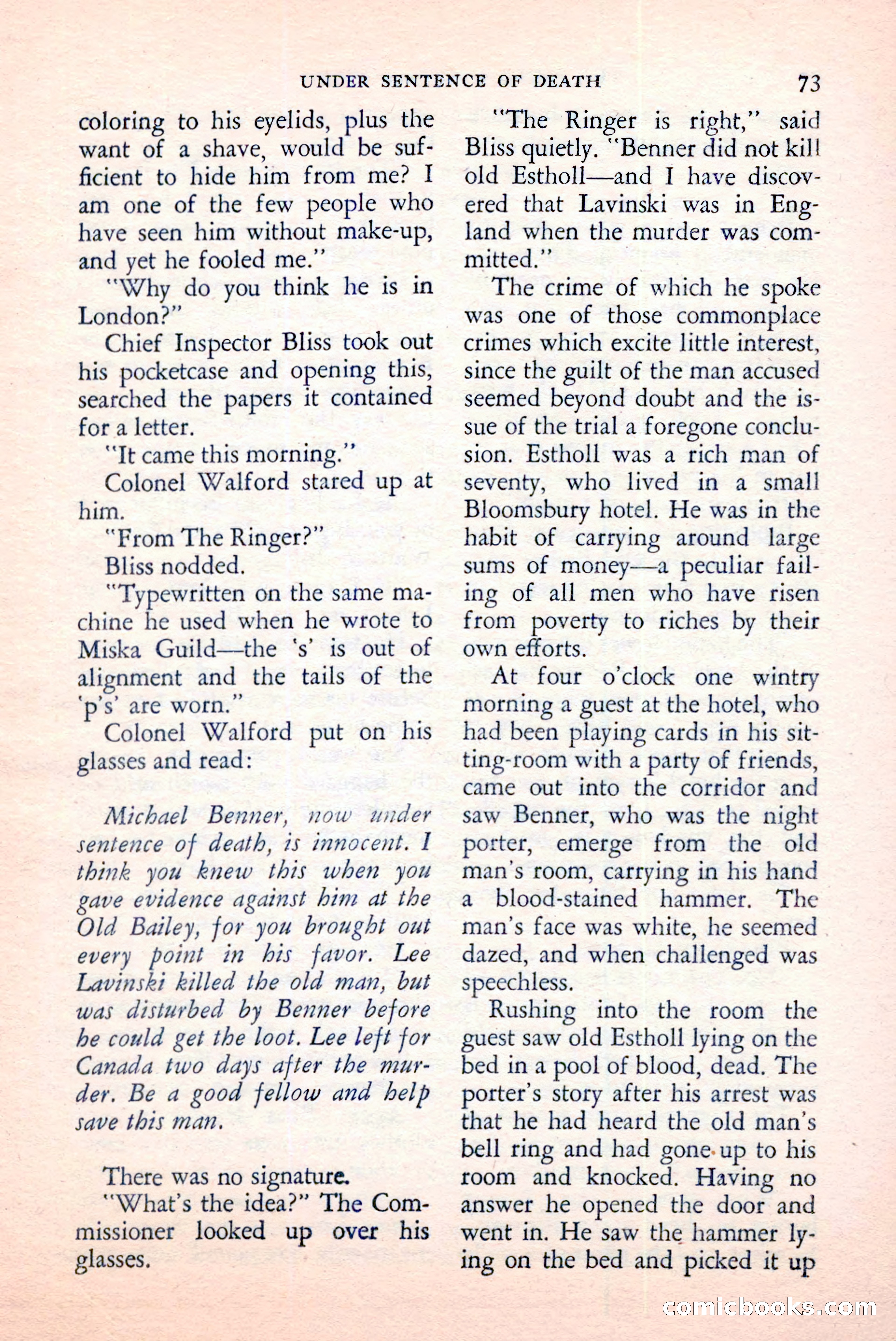 The Saint Mystery Magazine, June 1959 — page 75 of 132