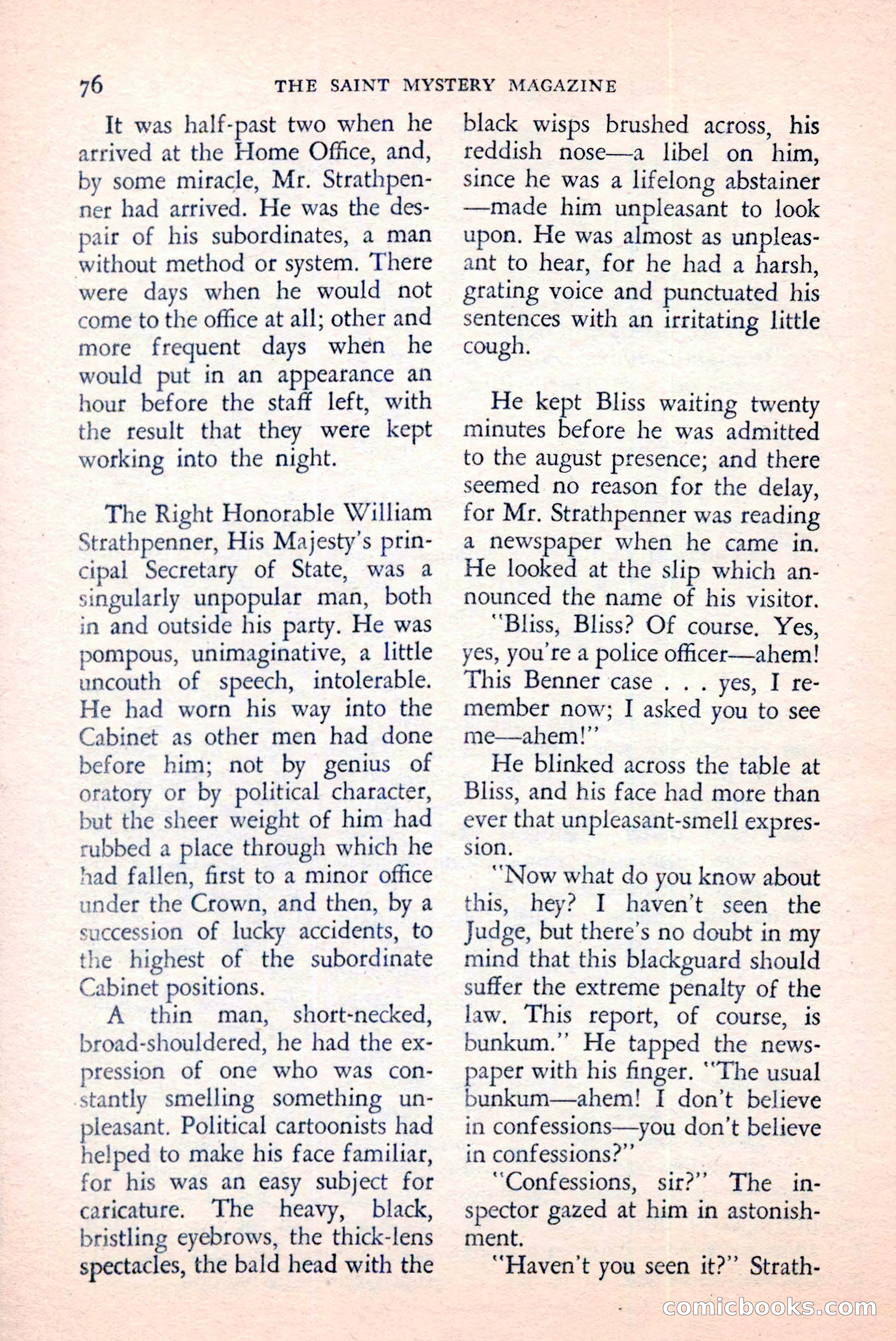 The Saint Mystery Magazine, June 1959 — page 78 of 132