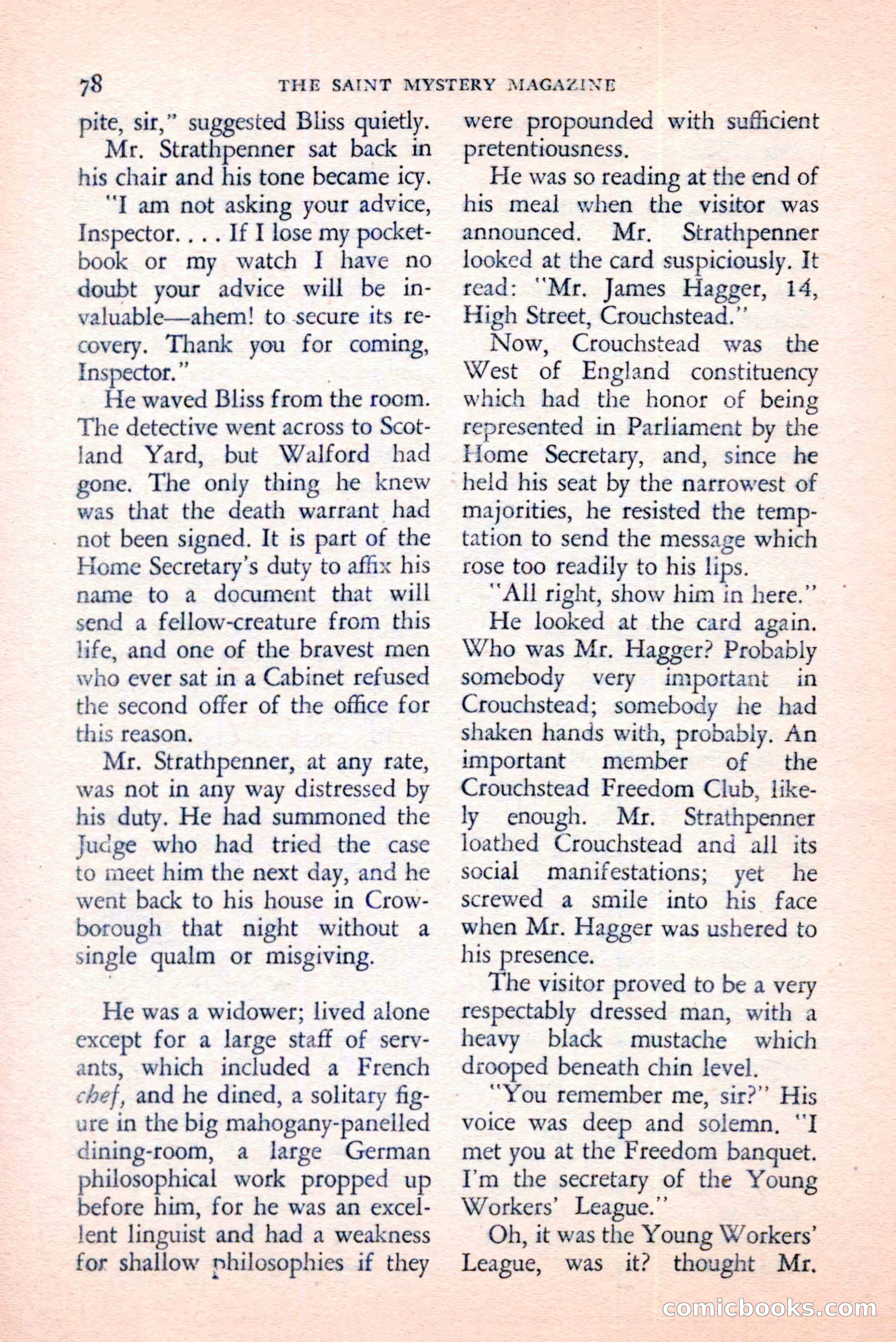 The Saint Mystery Magazine, June 1959 — page 80 of 132