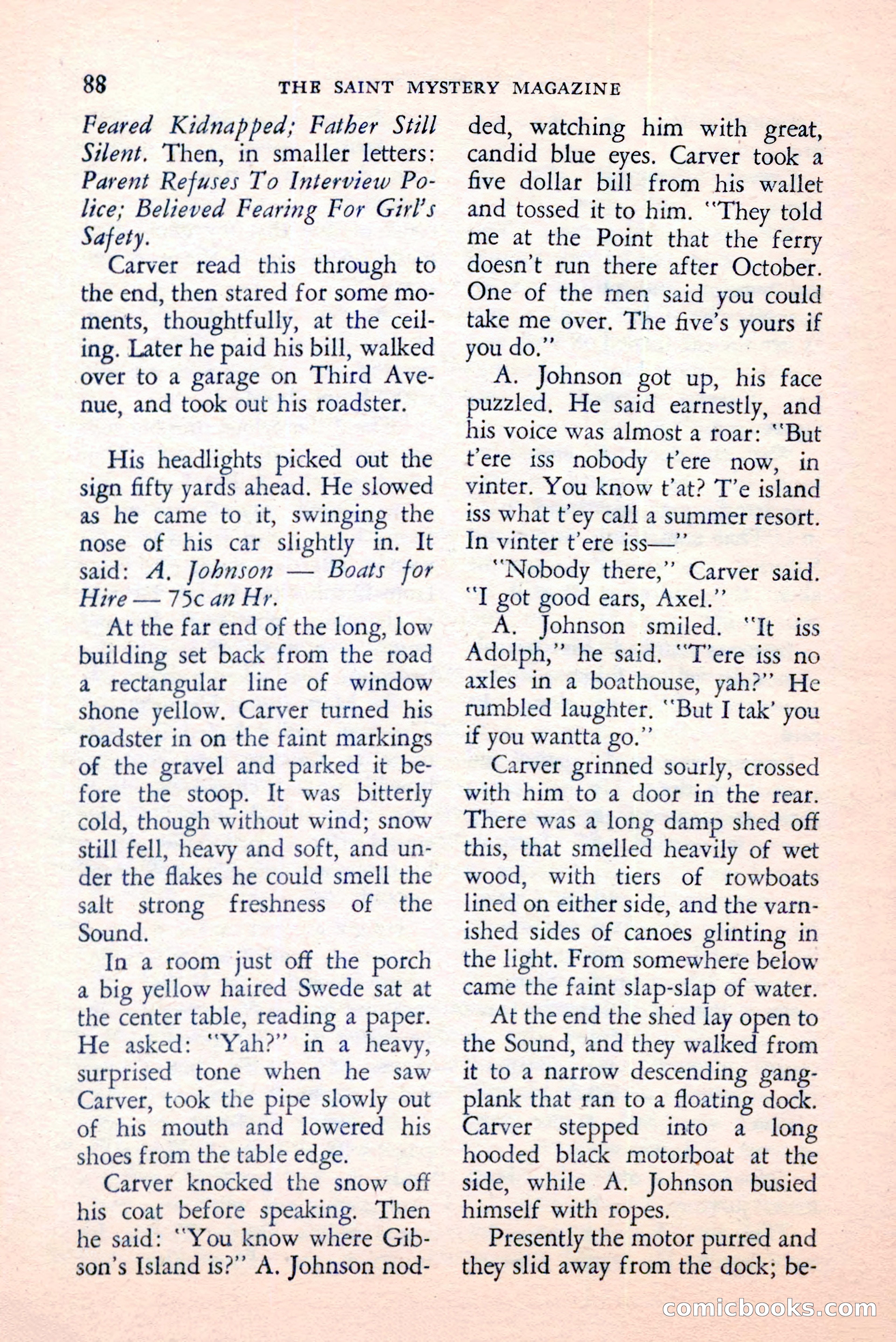 The Saint Mystery Magazine, June 1959 — page 90 of 132