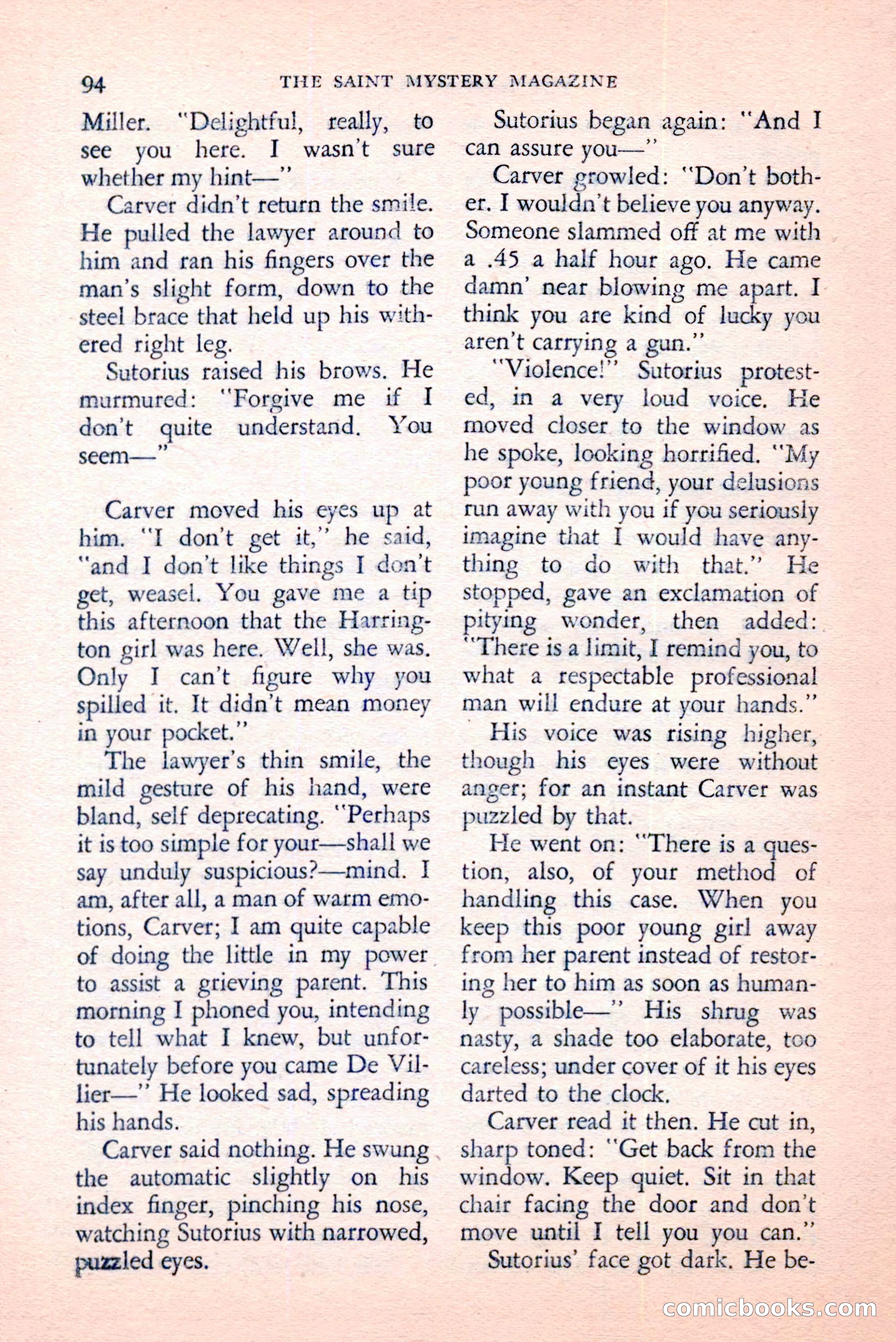 The Saint Mystery Magazine, June 1959 — page 96 of 132