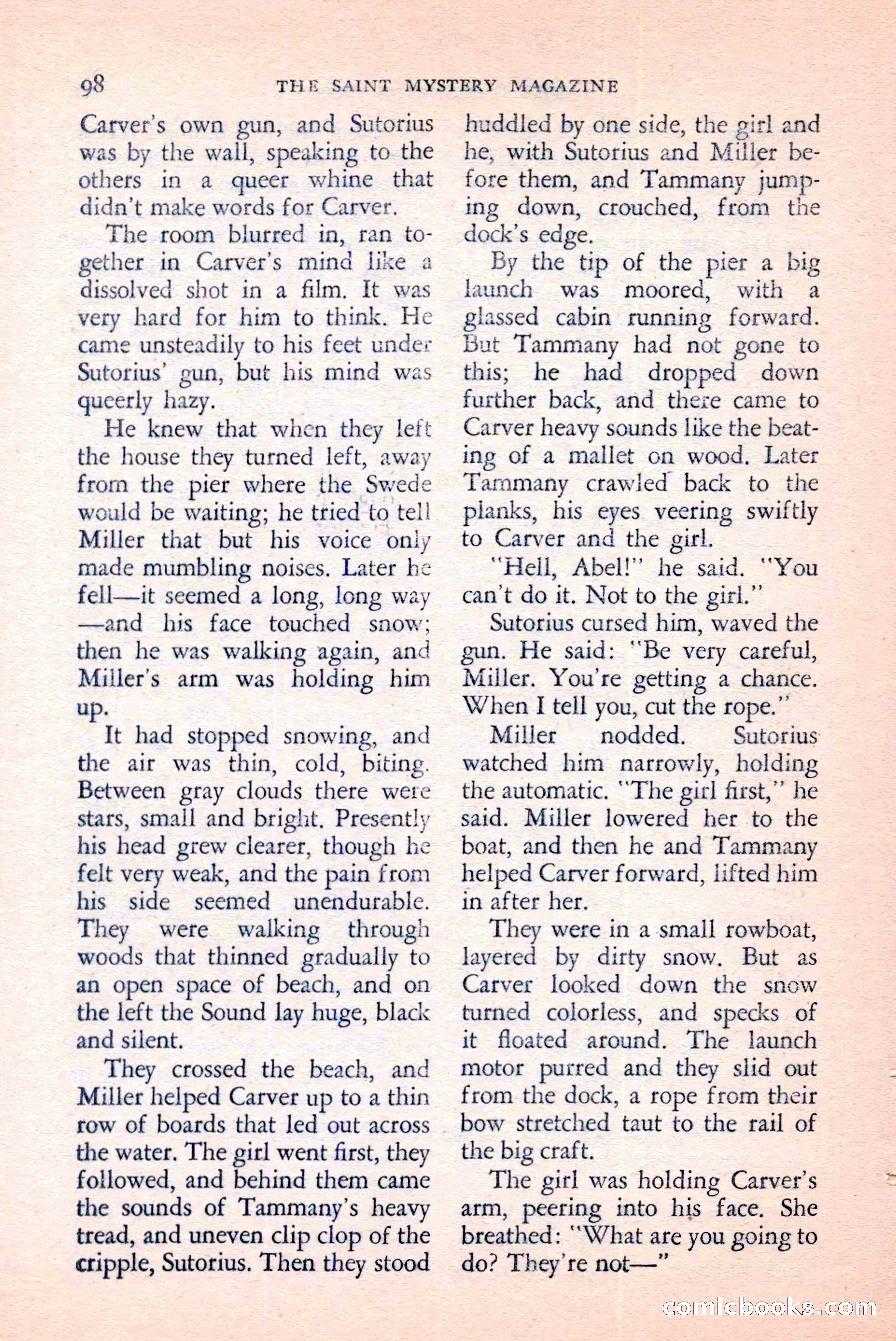 The Saint Mystery Magazine, June 1959 — page 100 of 132
